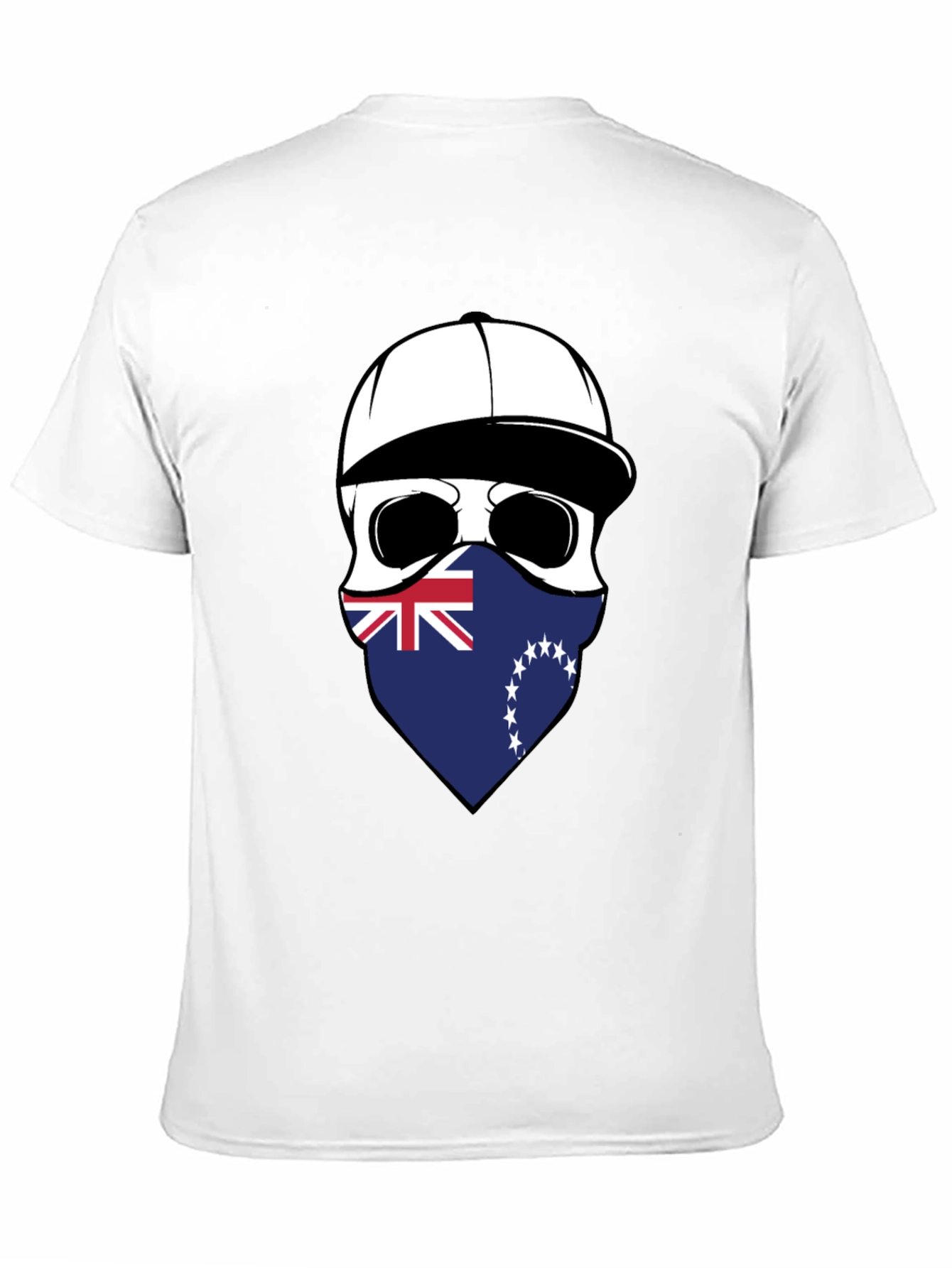 Cook Islands Skull Graphic T-Shirt