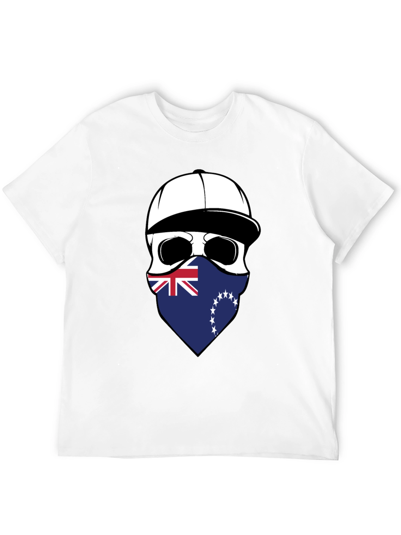 Cook Islands Skull Graphic T-Shirt