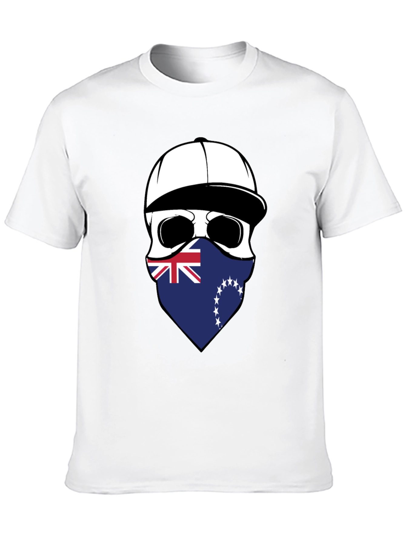 Cook Islands Skull Graphic T-Shirt