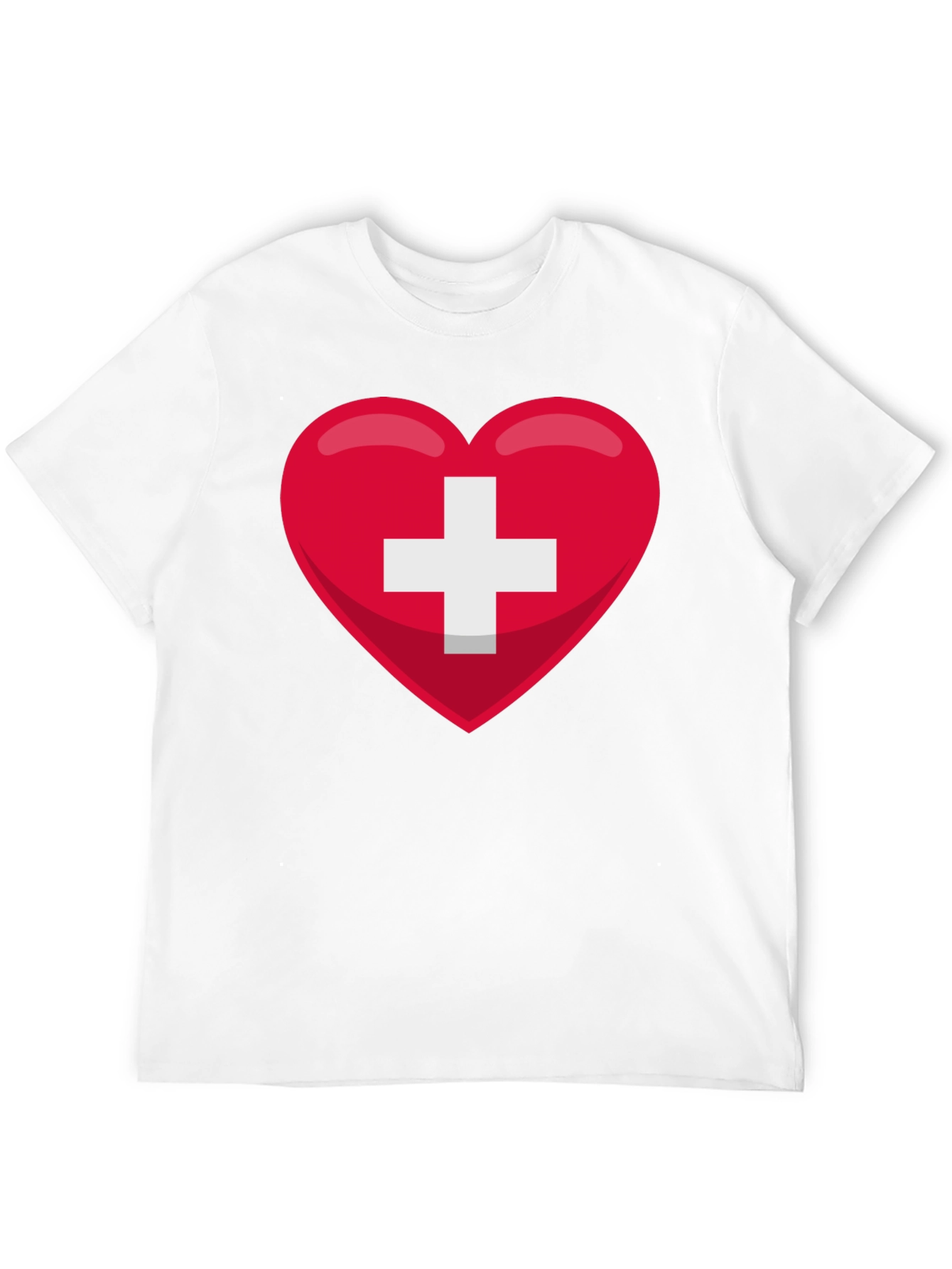 Swiss Heart Flag T-Shirt