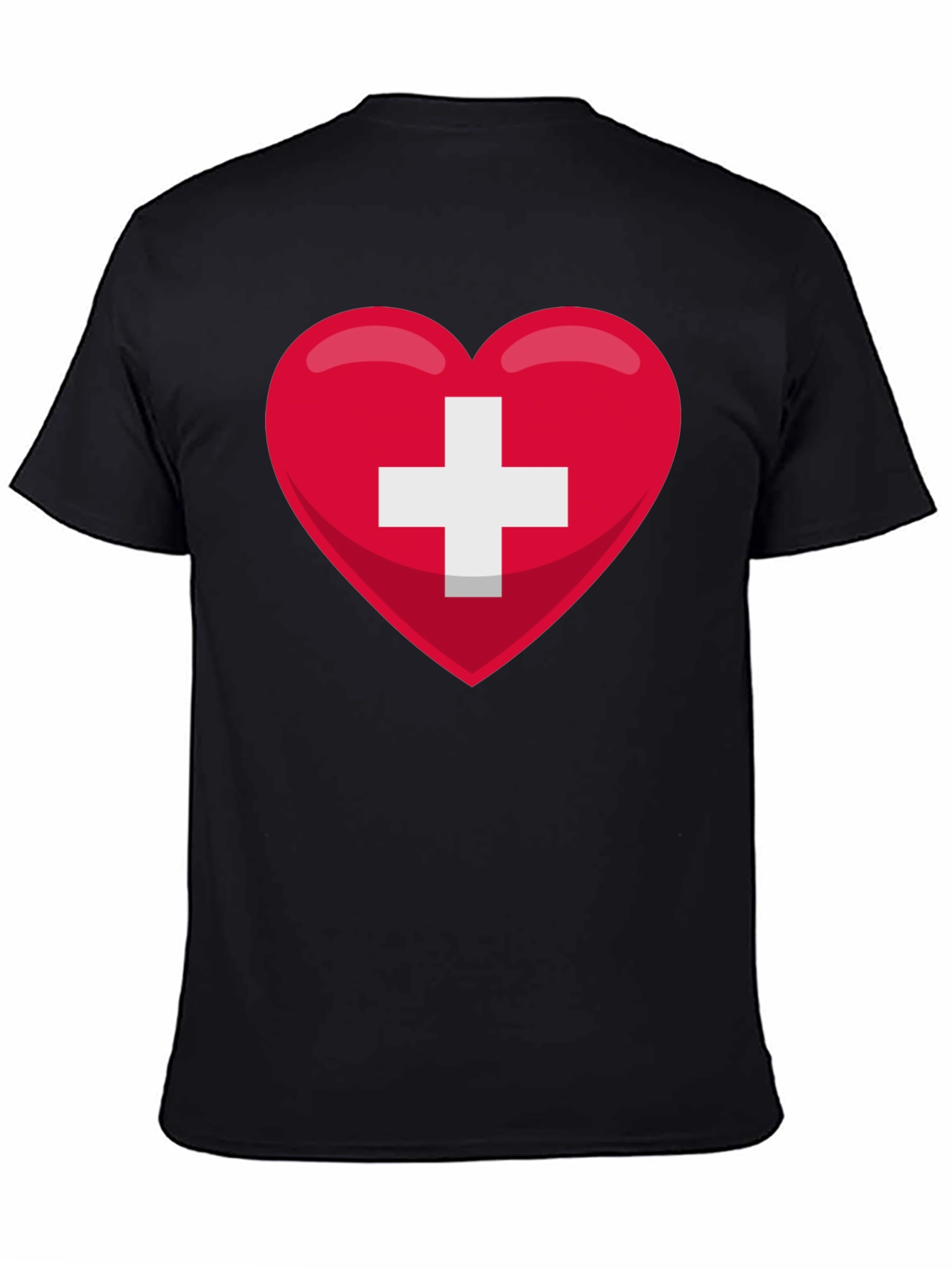 Swiss Heart Flag T-Shirt