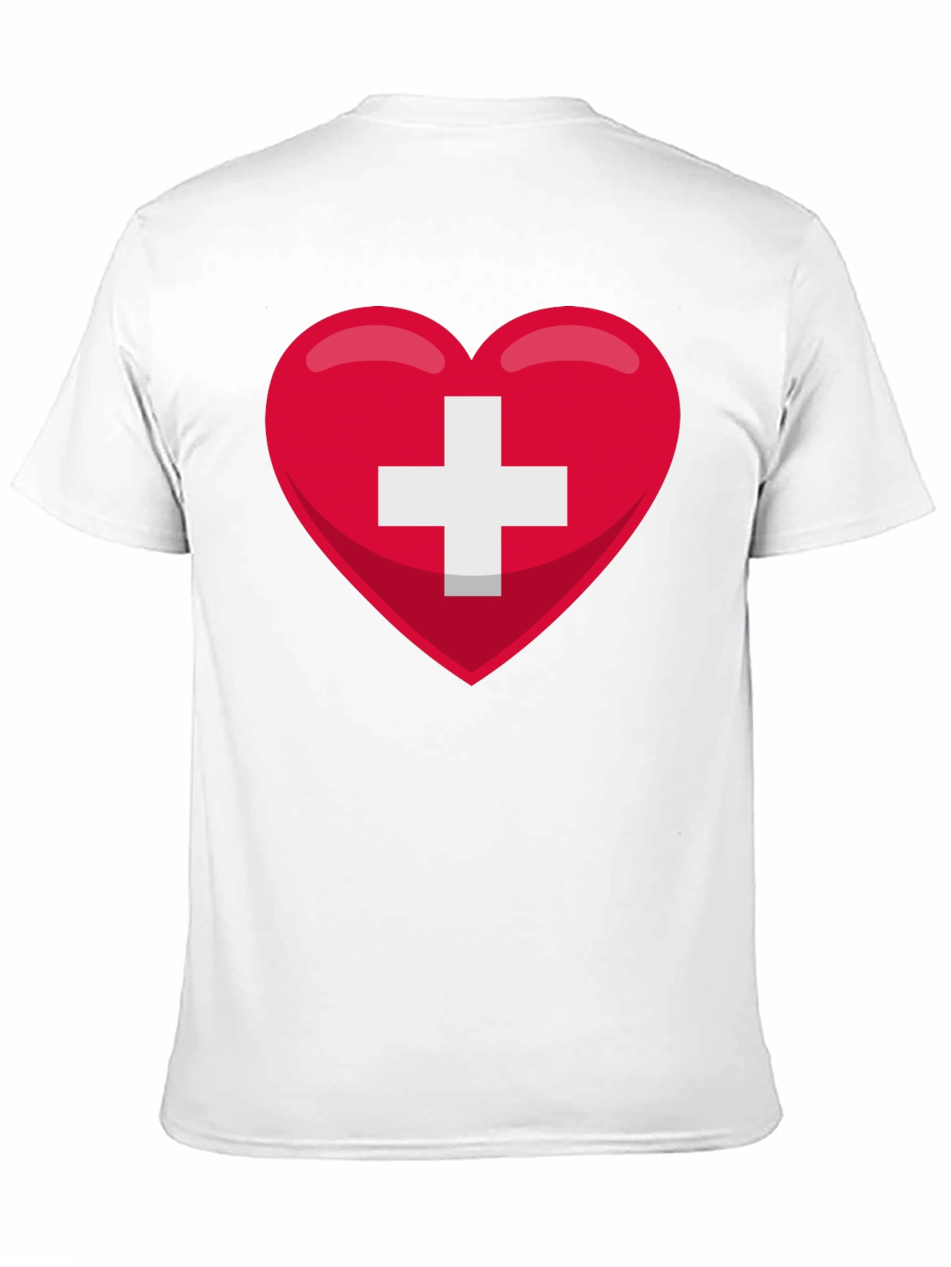 Swiss Heart Flag T-Shirt