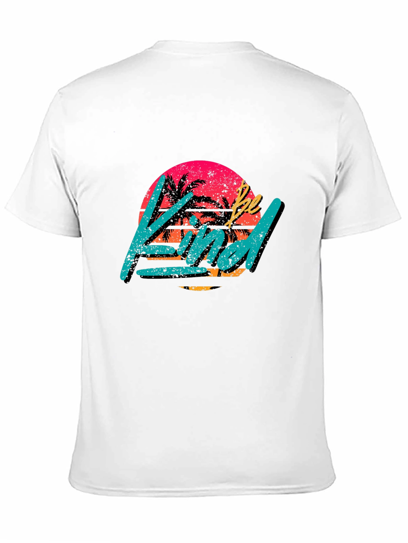 Be Kind Retro Graphic T-Shirt - Black