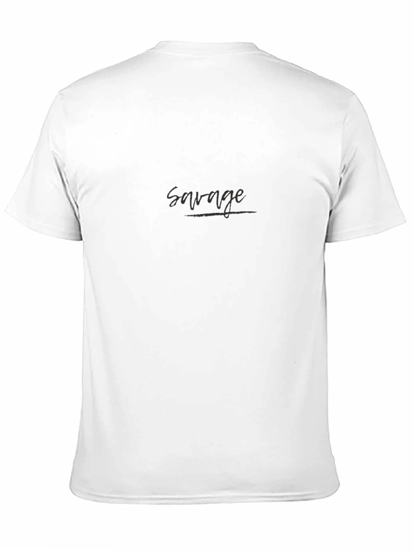 Savage Graphic Print Crew Neck T-Shirt