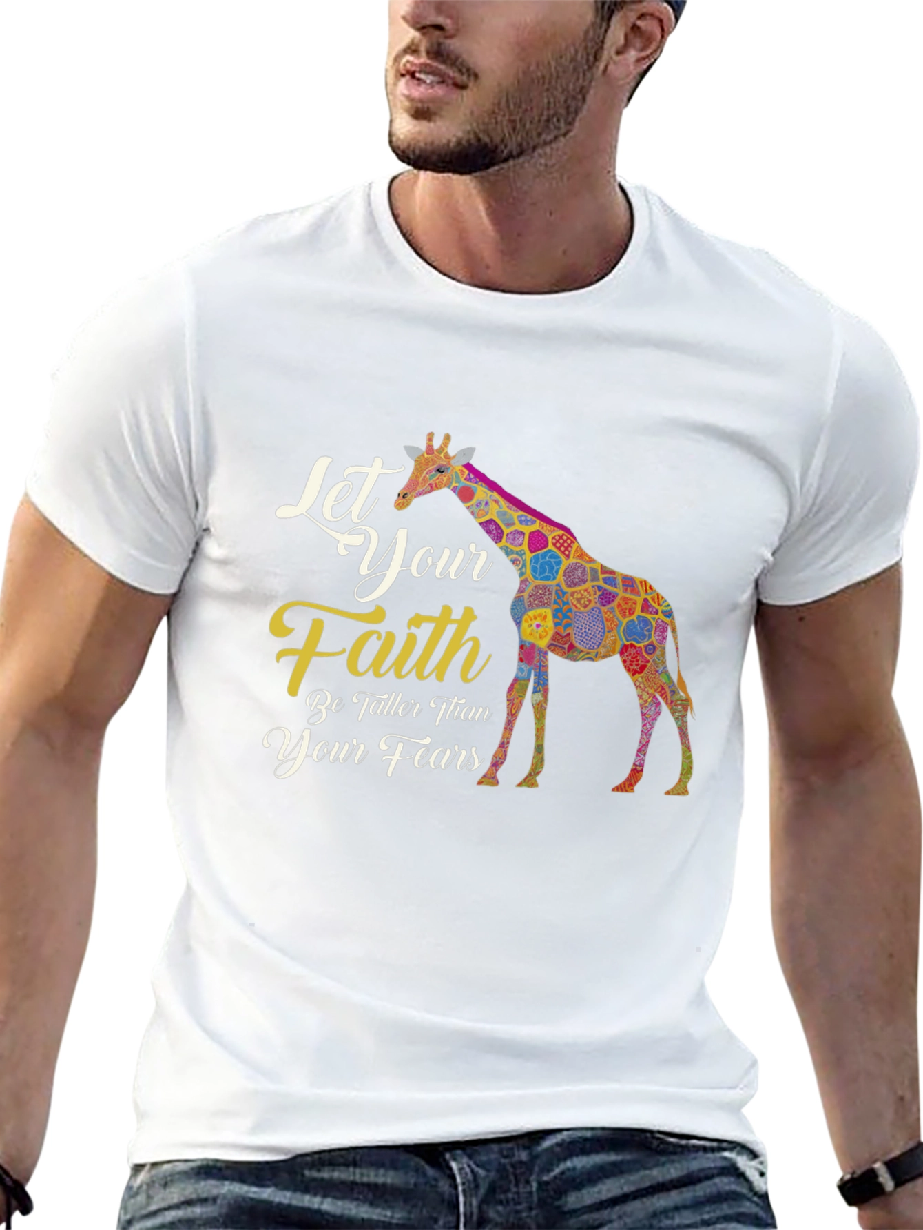 Faith Giraffe Graphic Tee