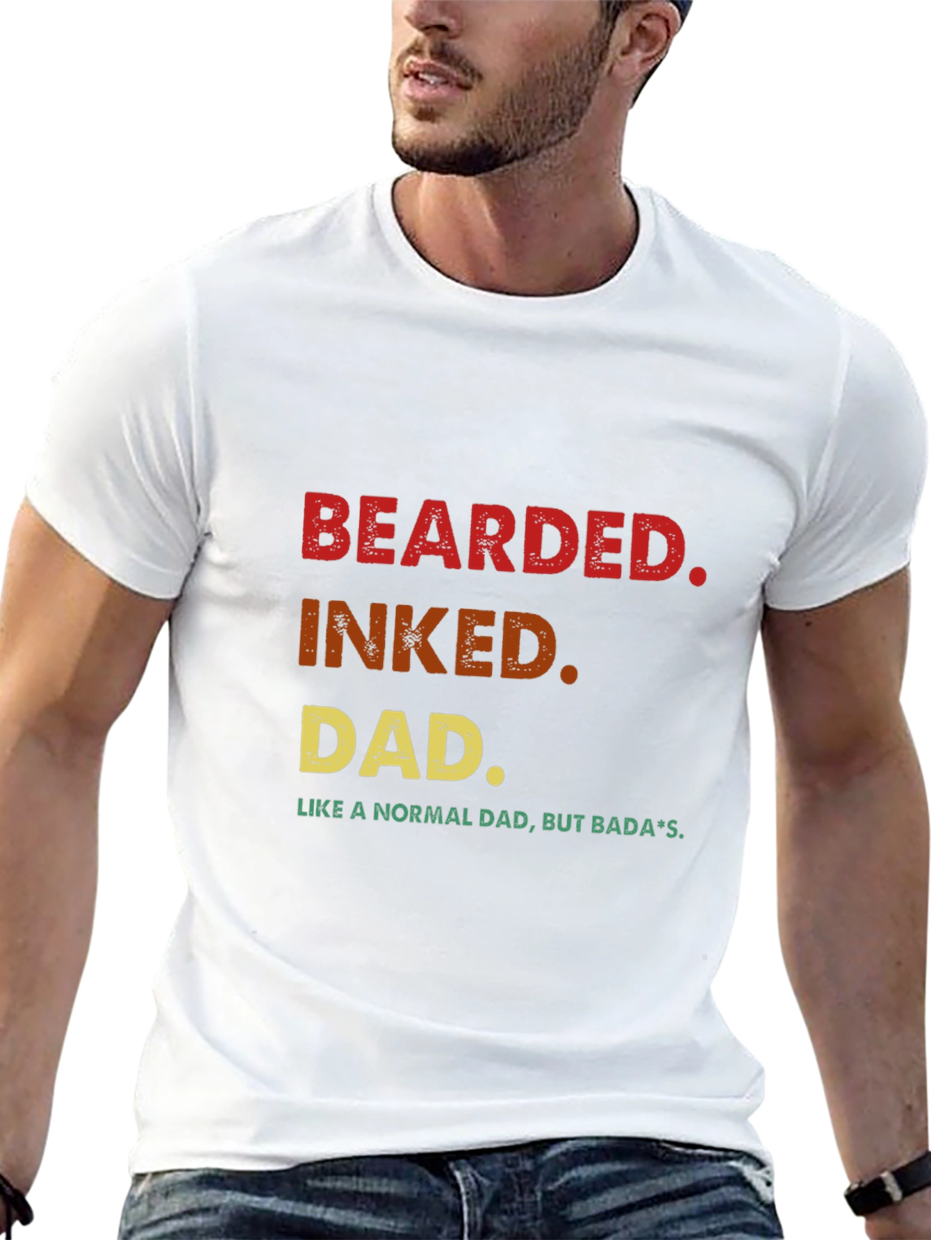 Bearded Inked Dad T-Shirt