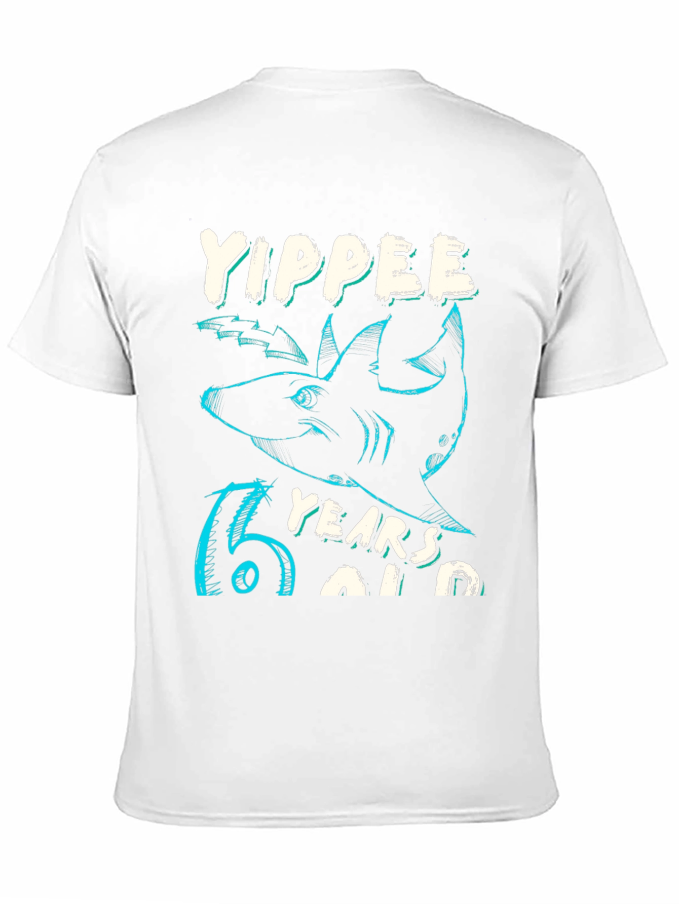 Yippee 15 Years Old Shark Graphic T-Shirt