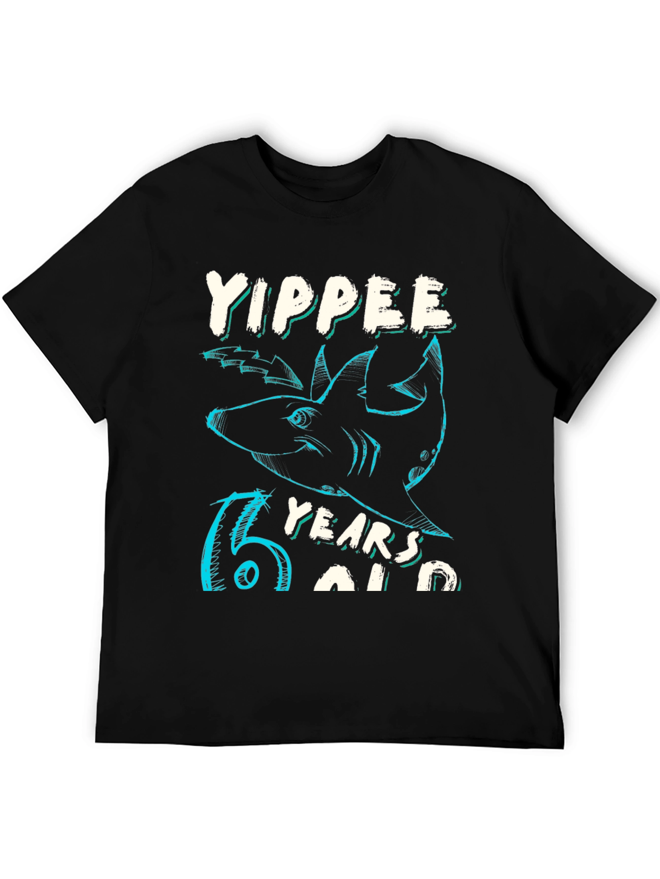 Yippee 15 Years Old Shark Graphic T-Shirt