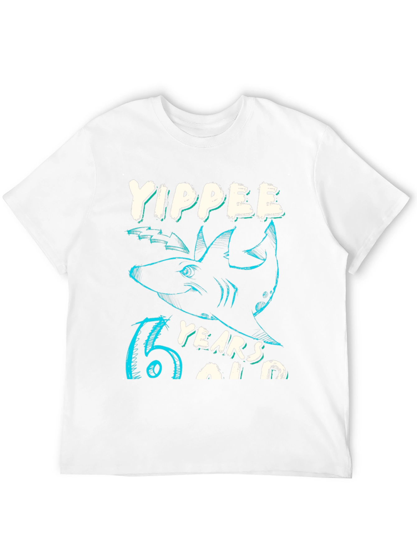 Yippee 15 Years Old Shark Graphic T-Shirt