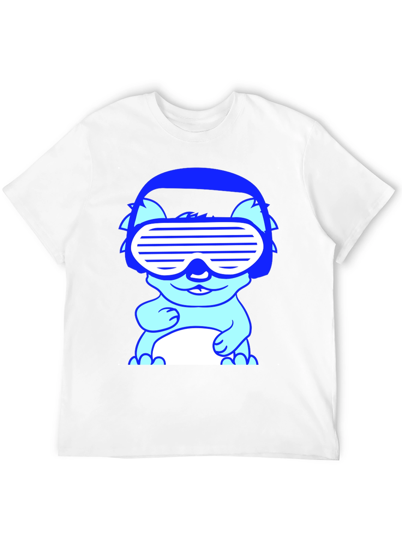 Cool Cat Graphic Tee - Novelty T-Shirt