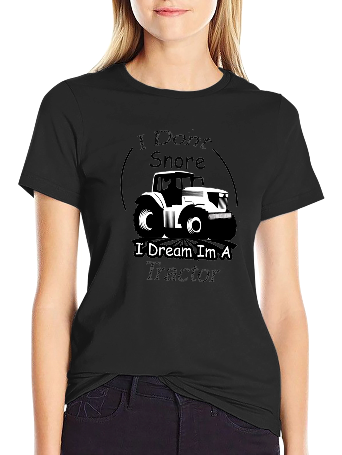 I Dream Im A Tractor Graphic Tee