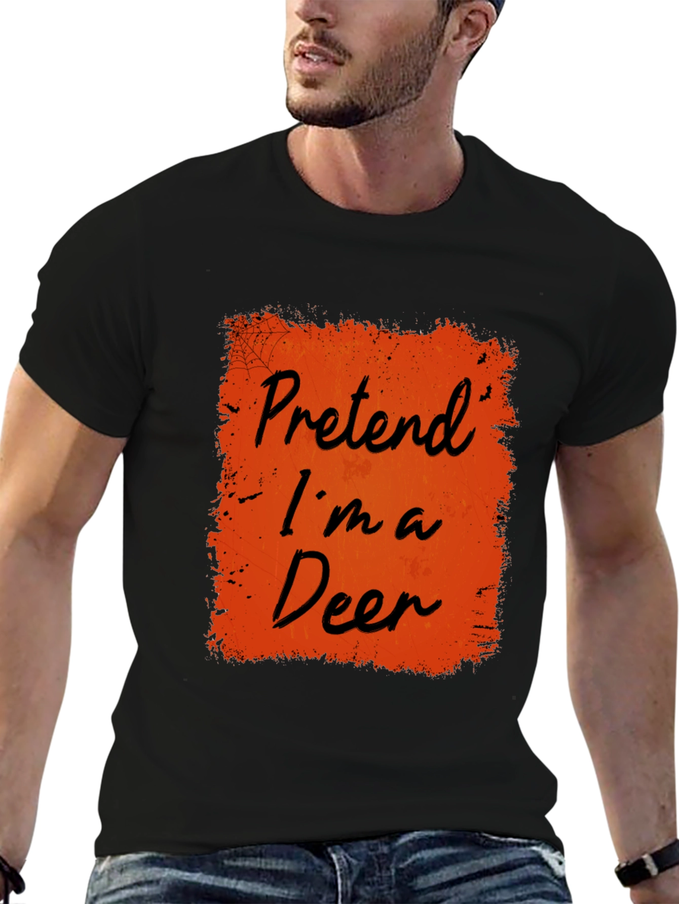 Pretend Im A Deer Halloween Costume T-Shirt