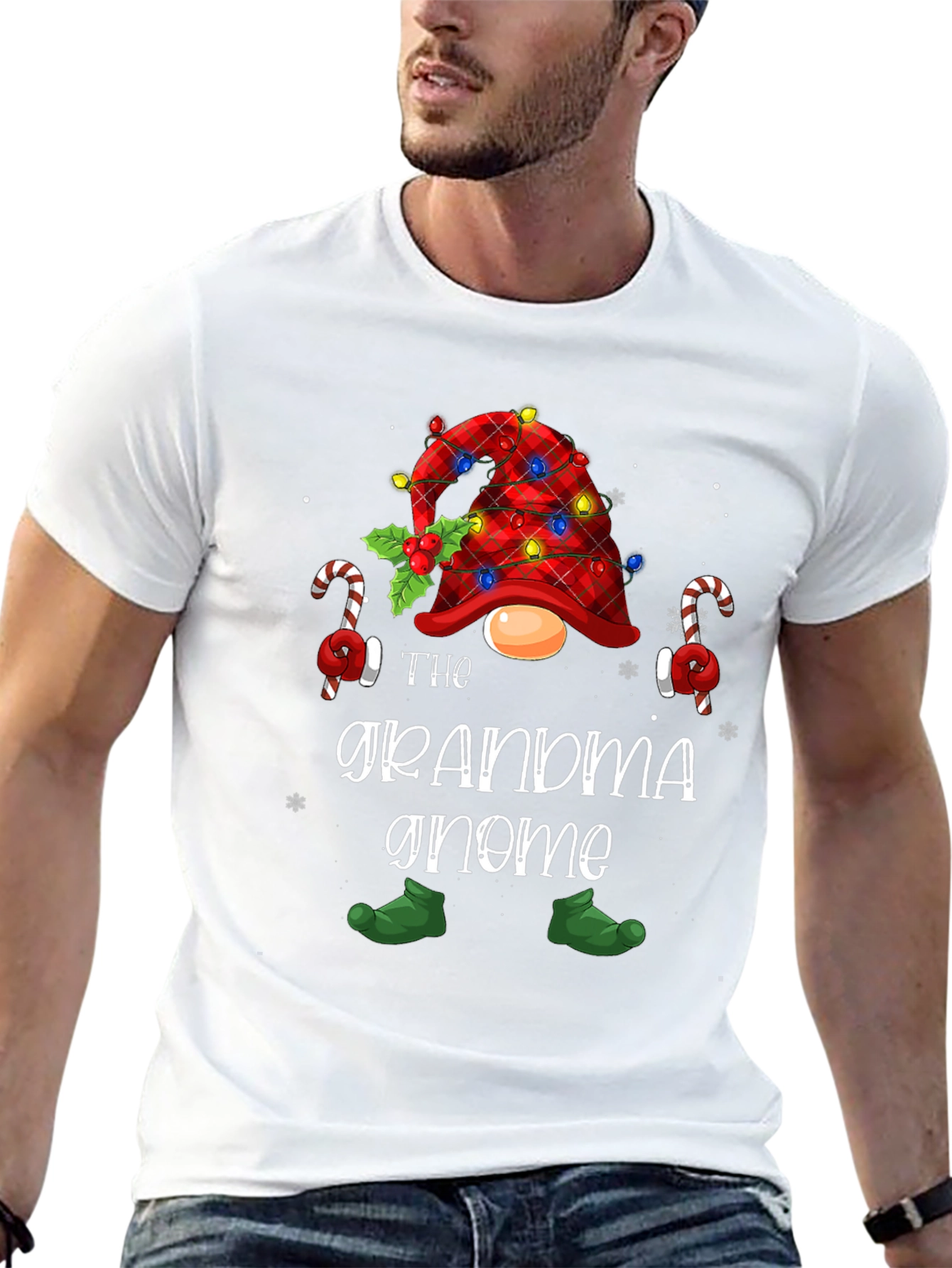 Grandma Gnome Christmas T-Shirt
