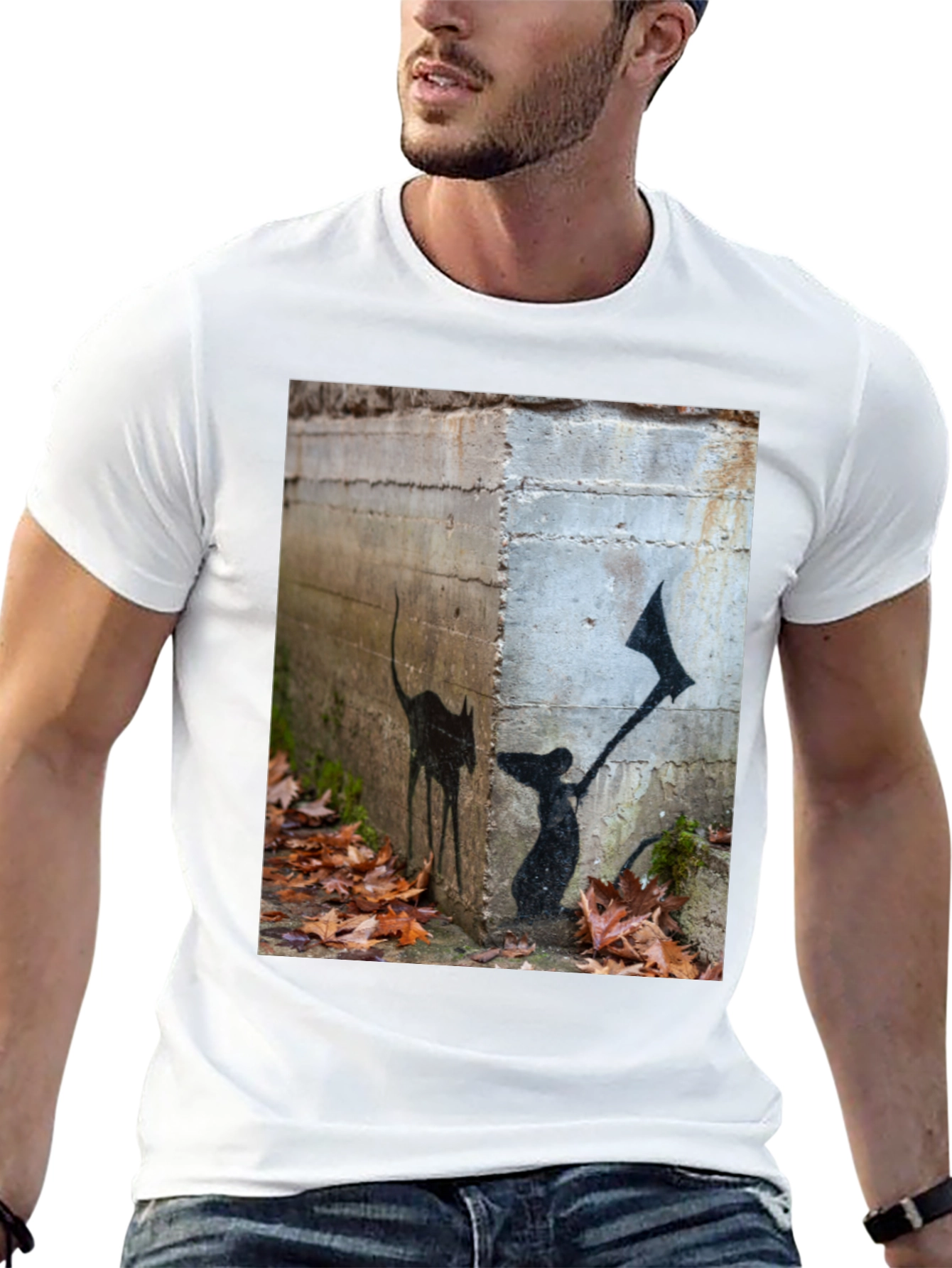 Banksy Rat T-Shirt - Urban Street Art Style