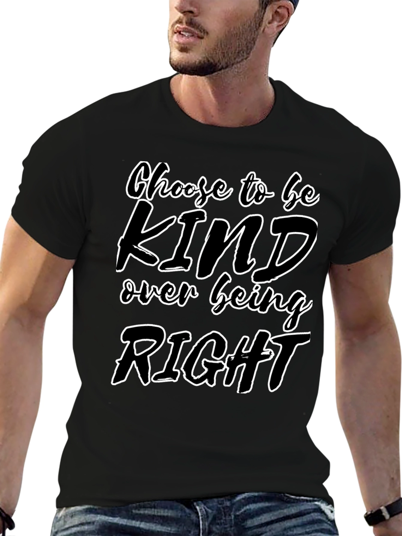 Choose to be Kind Graphic T-Shirt - Black