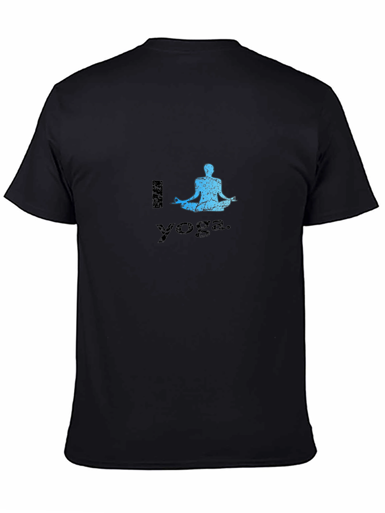 I Love Yoga Black T-Shirt