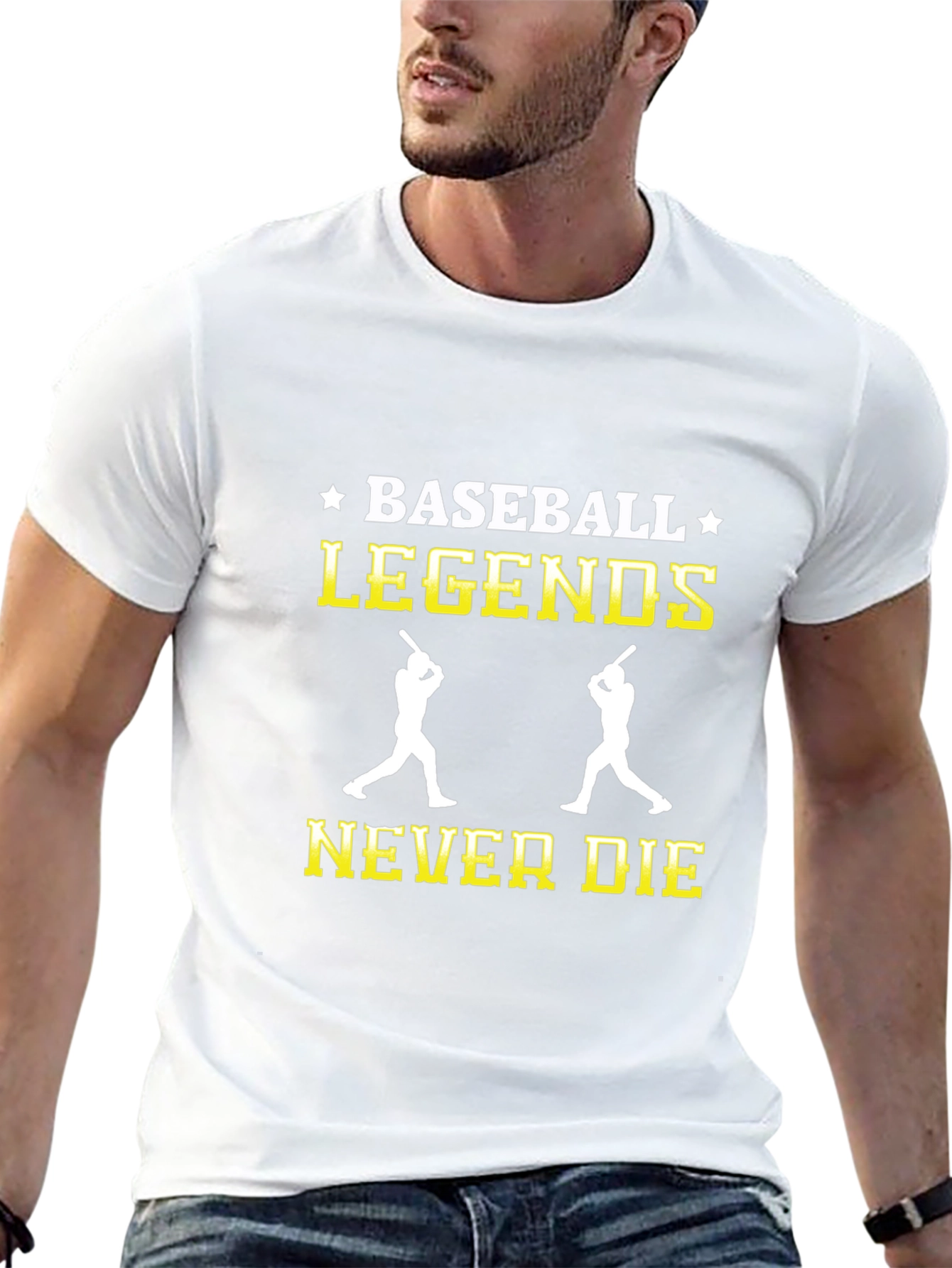 Baseball Legends Never Die Graphic T-Shirt
