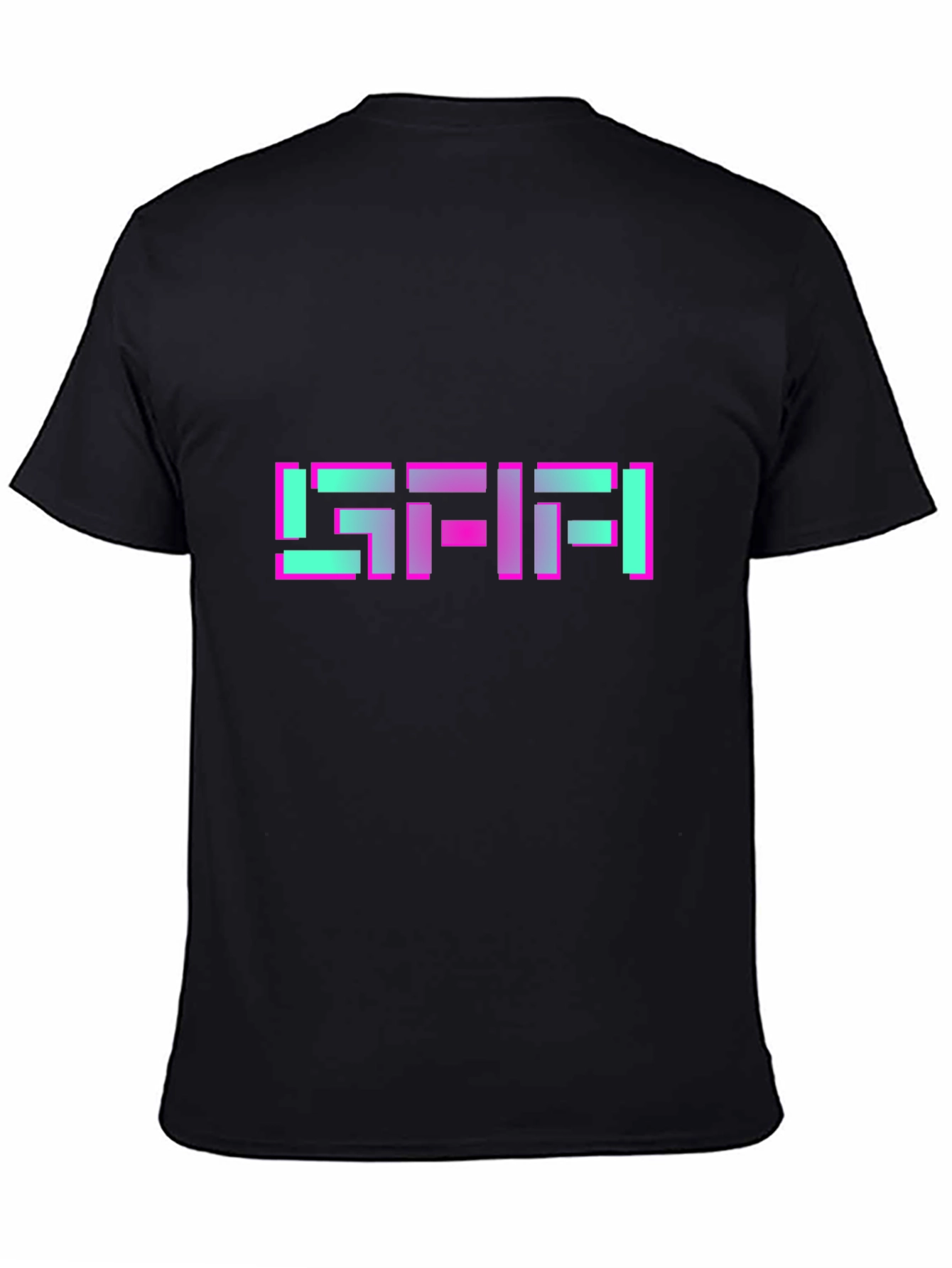 Retro Pixel Graphic T-Shirt - Black Tee