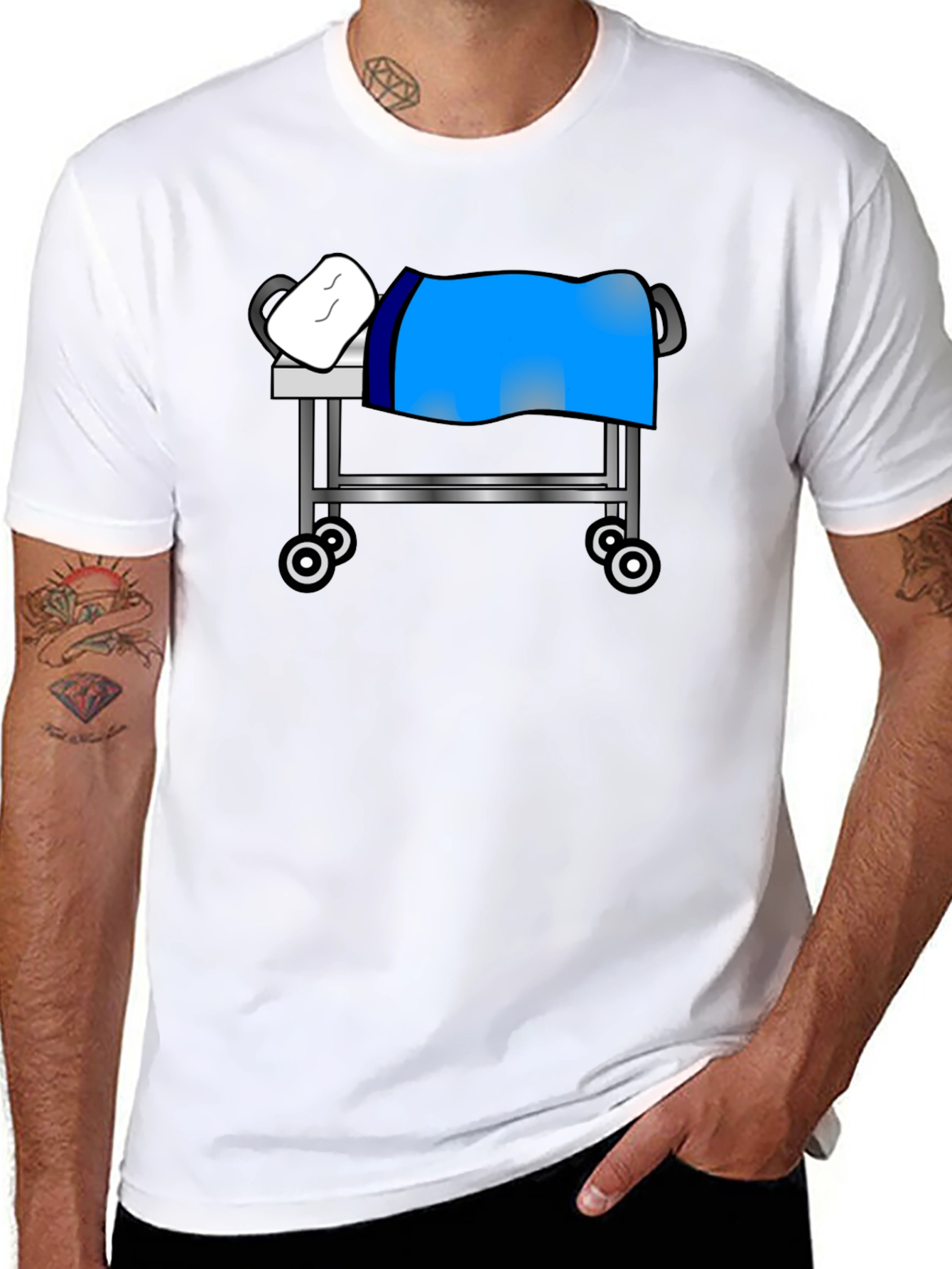 Humorous Mortician T-Shirt - Cadaver Humor