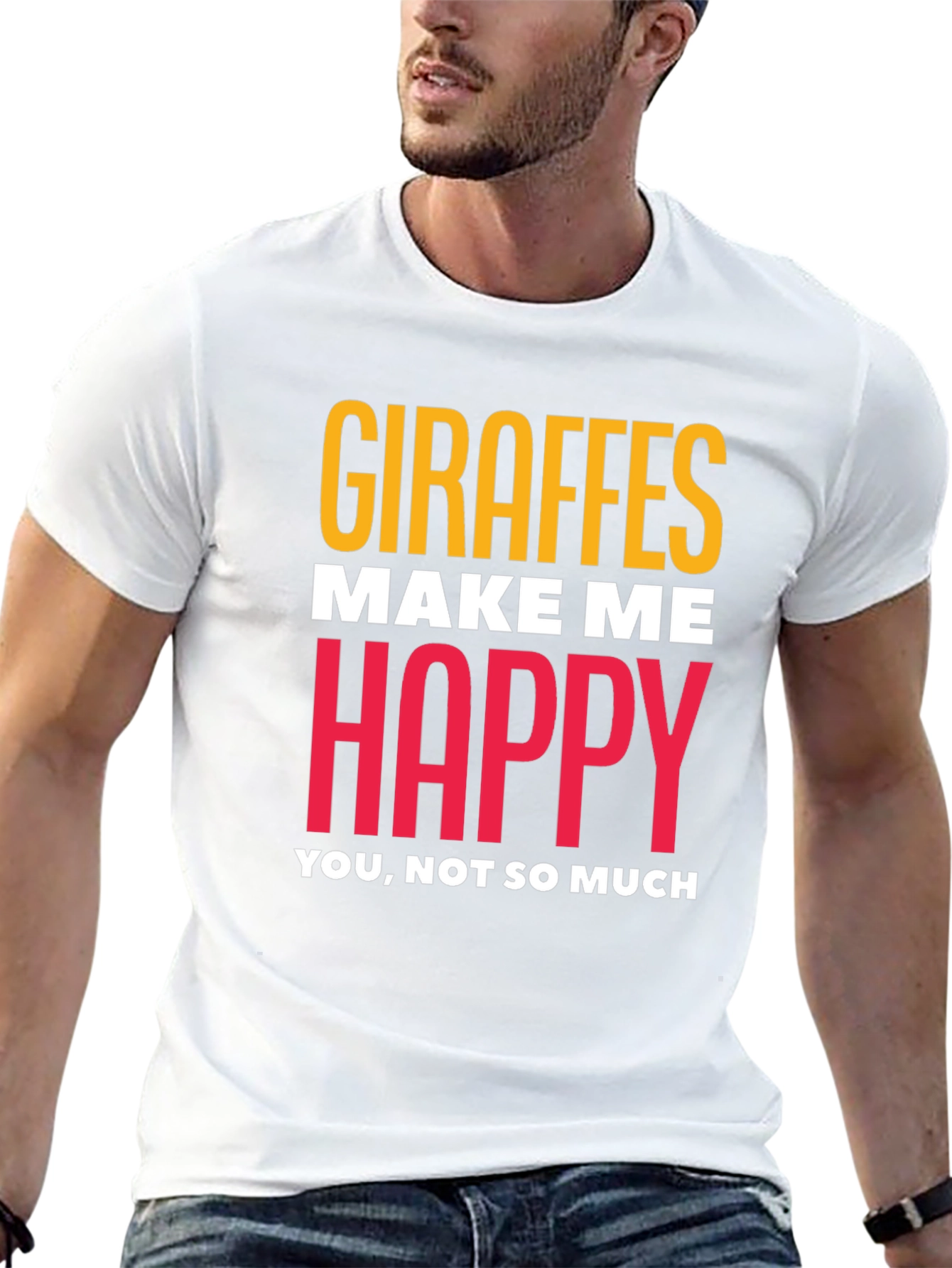 Giraffe Lover T-Shirt - Humorous Graphic Tee
