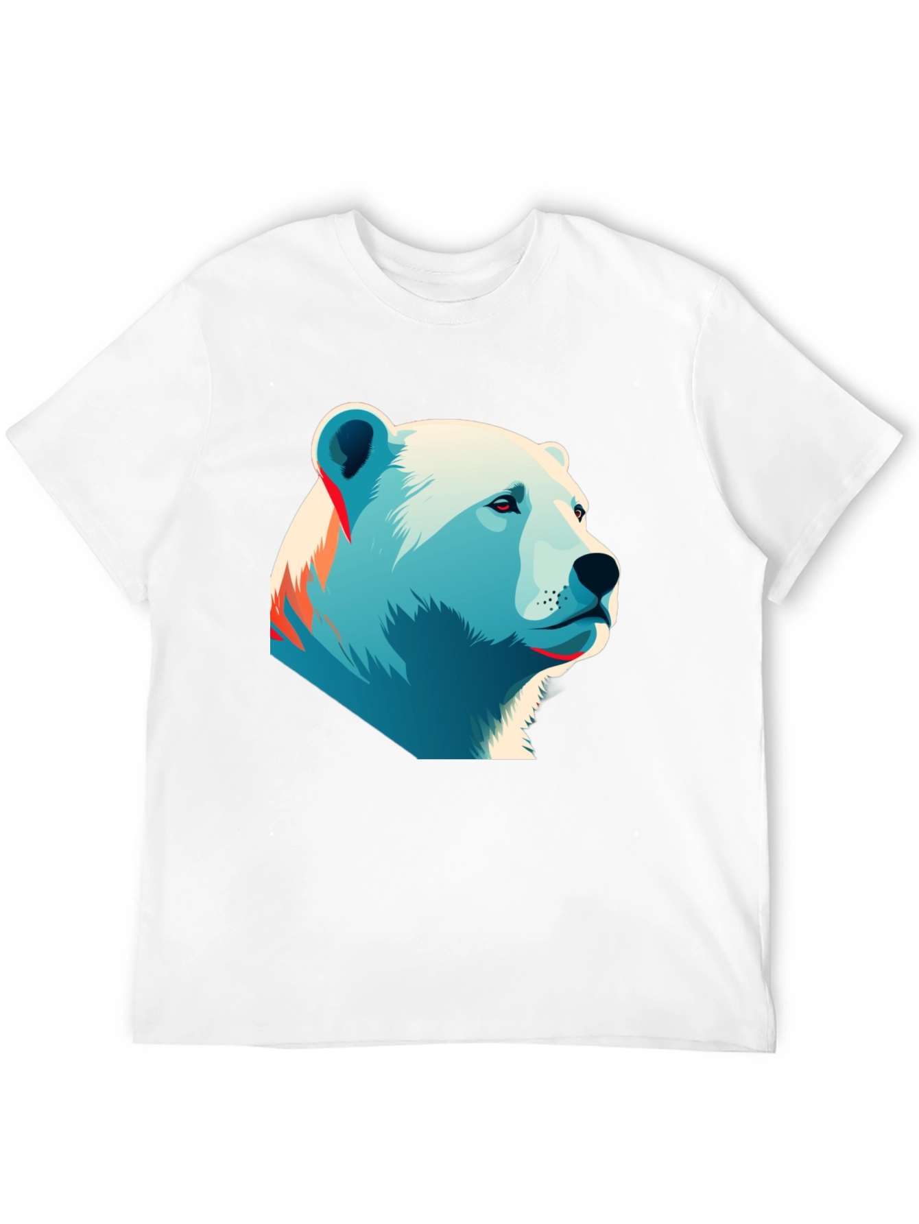 Polar Bear Graphic Tee - Black