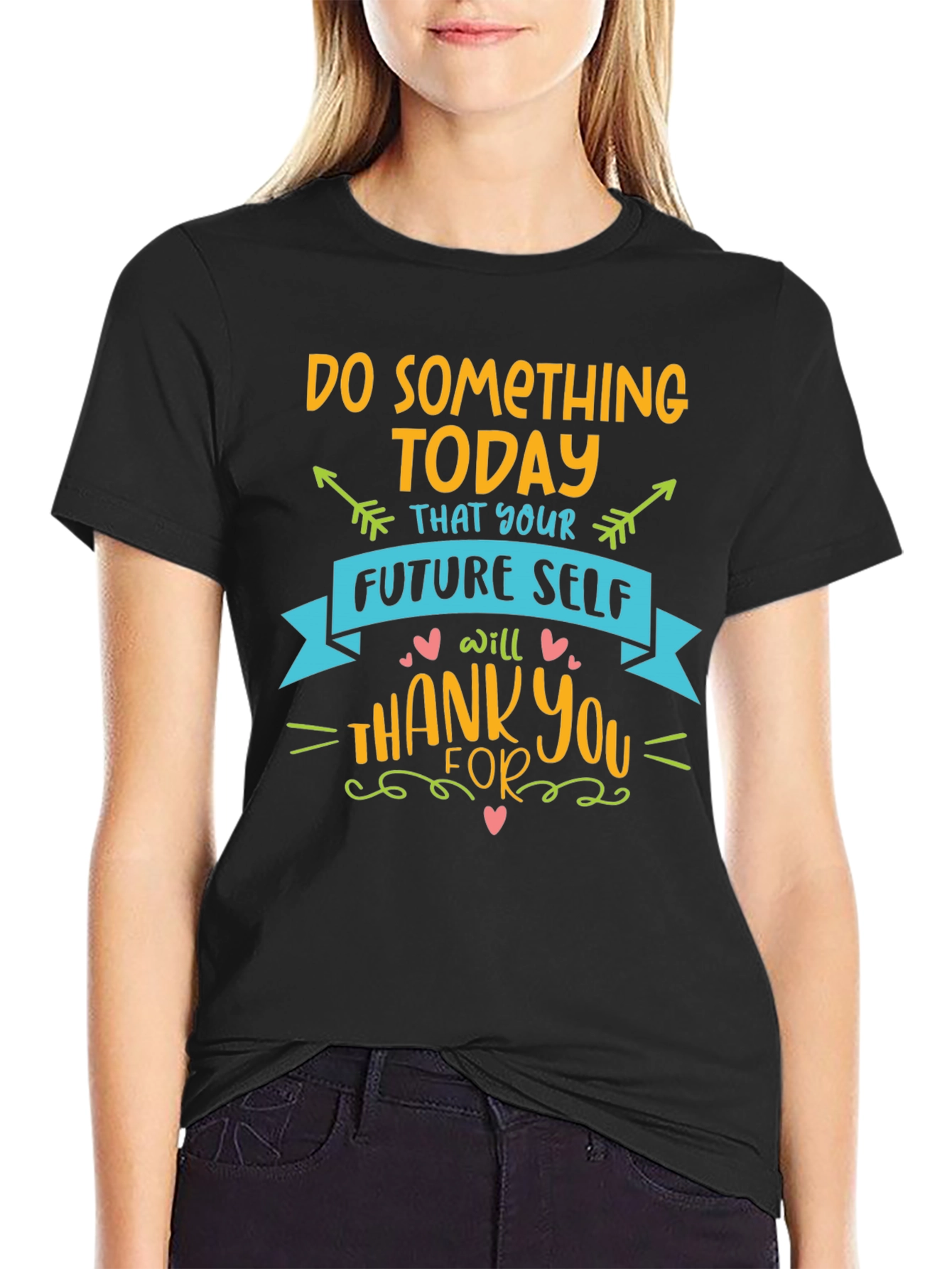 Inspirational Graphic Tee - Do Something Today T-Shirt