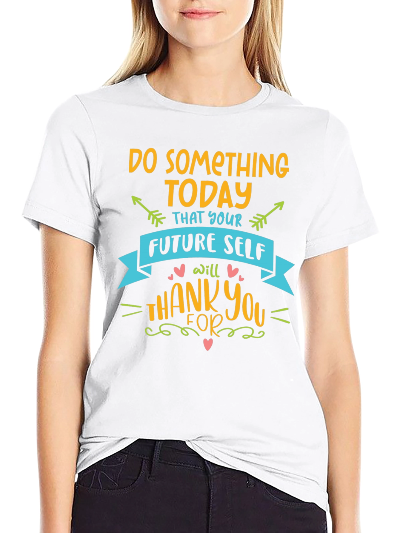Inspirational Graphic Tee - Do Something Today T-Shirt