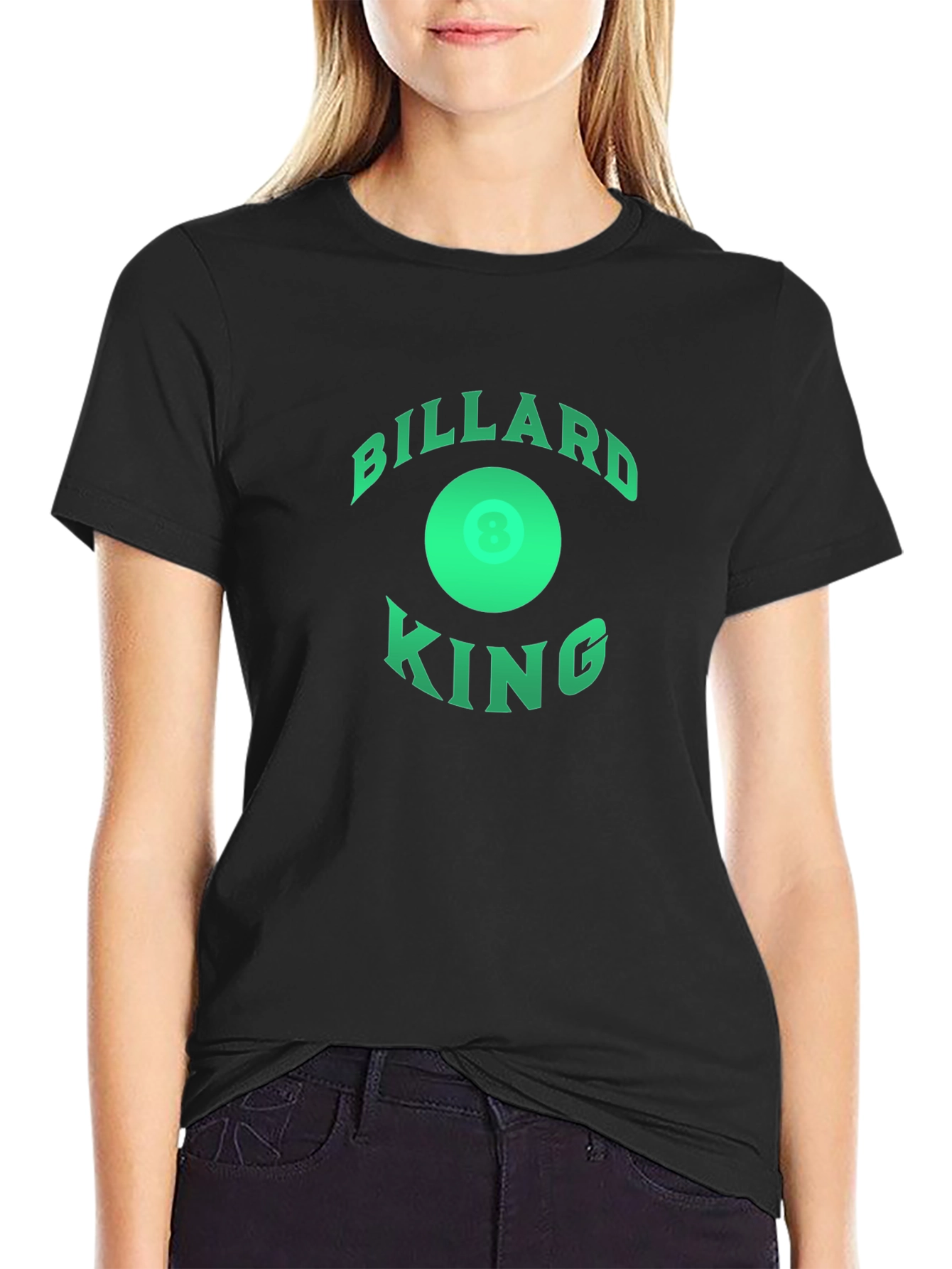 Billiard King T-Shirt - 8 Ball Design