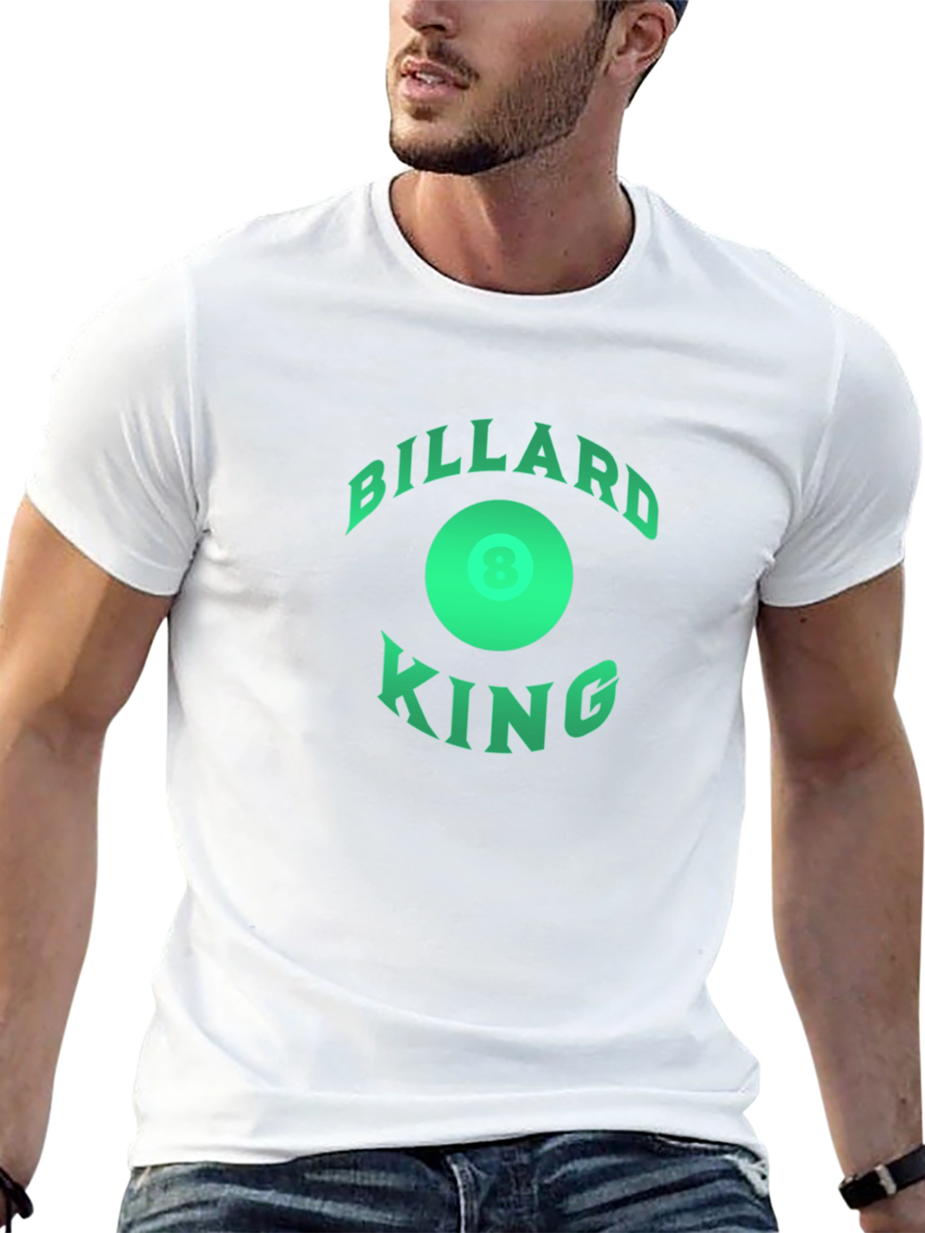 Billiard King T-Shirt - 8 Ball Design