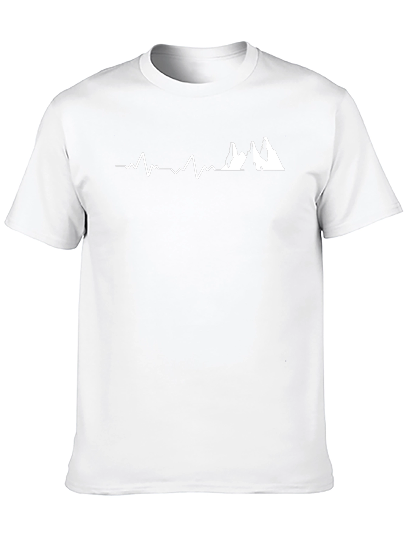 Mountain Heartbeat Graphic Tee - Black