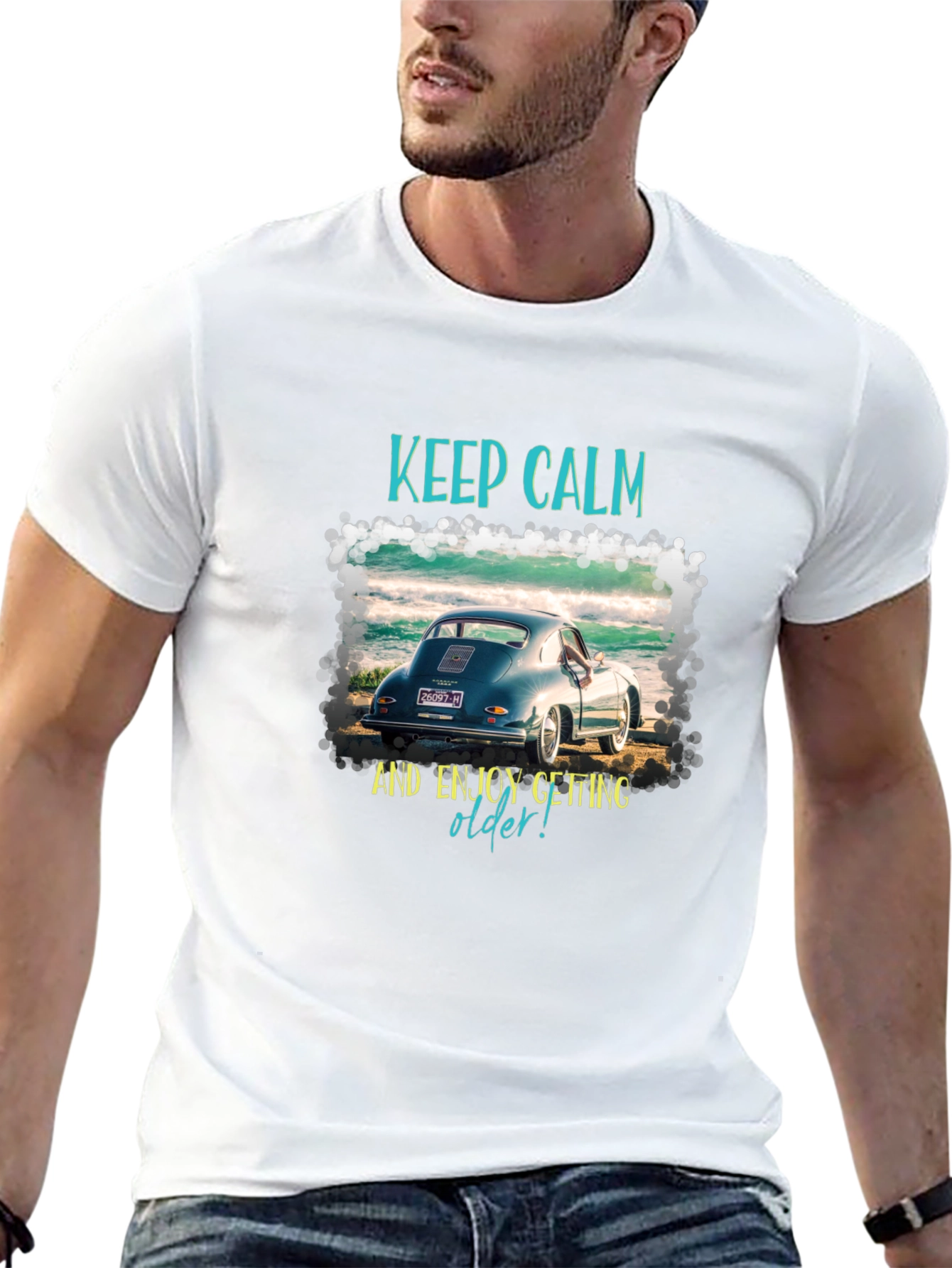 Keep Calm Porsche T-Shirt - Classic Car Tee