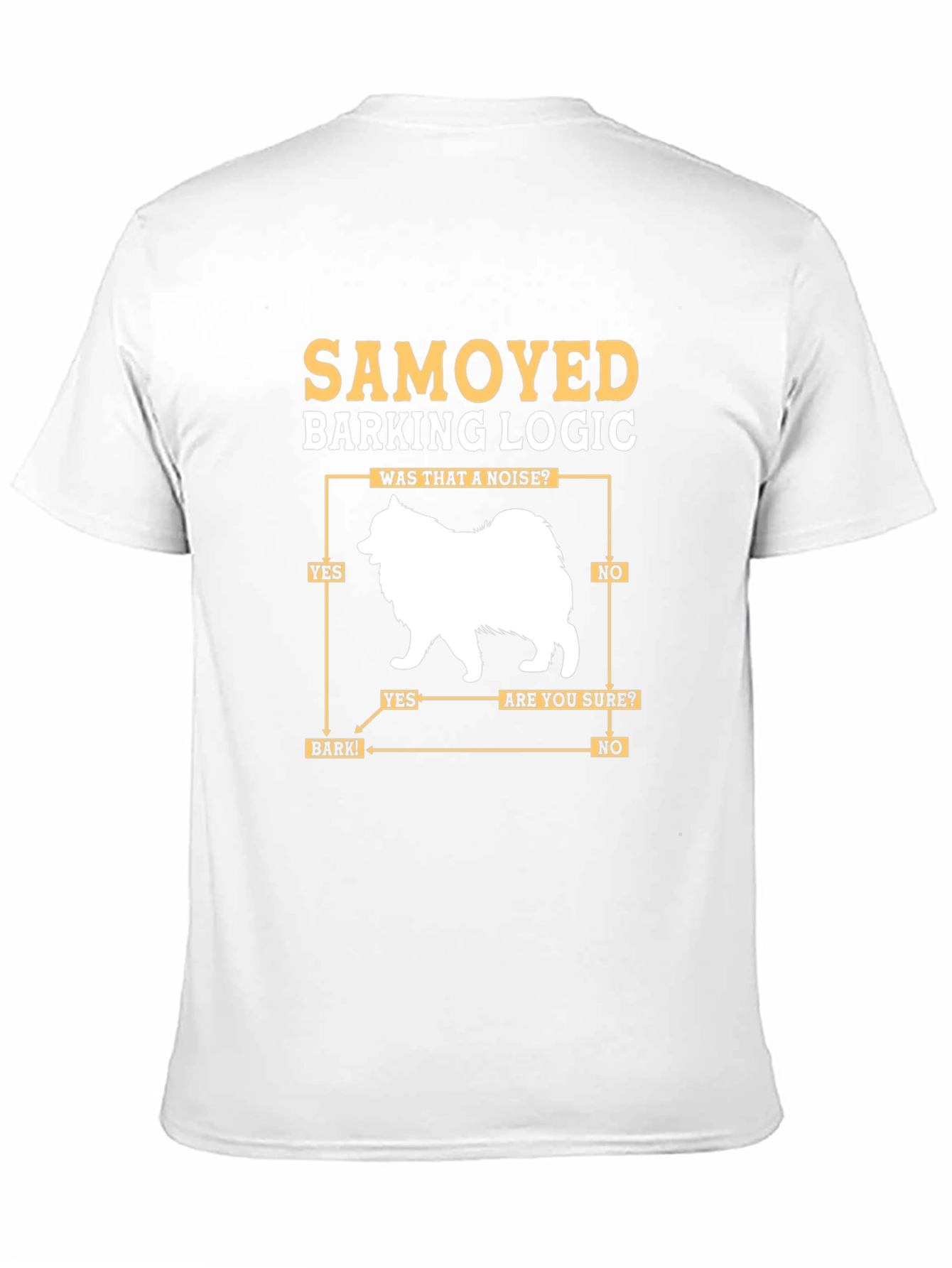 Samoyed Barking Logic Graphic Tee