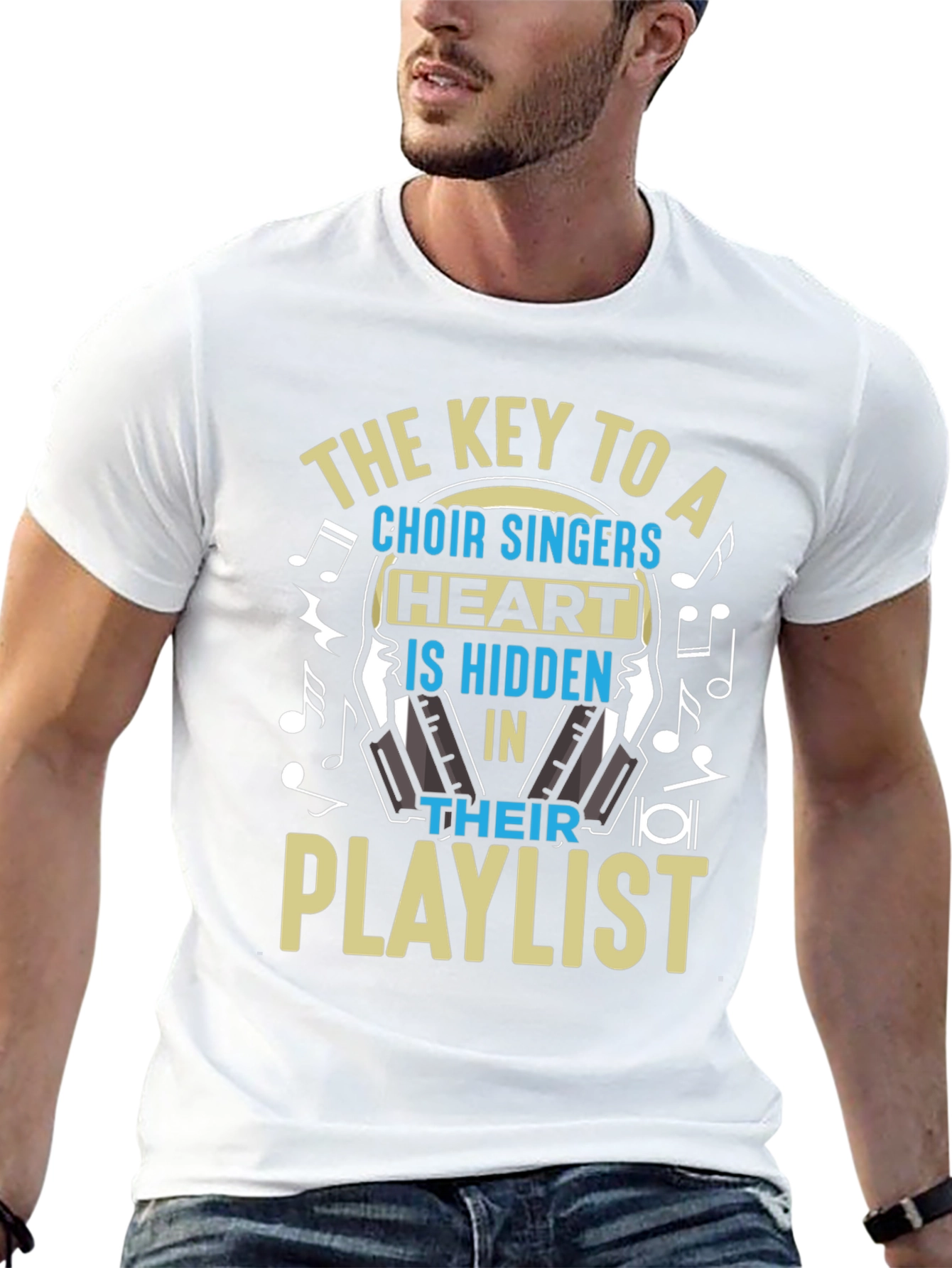 Choir Singer Playlist Graphic Tee
