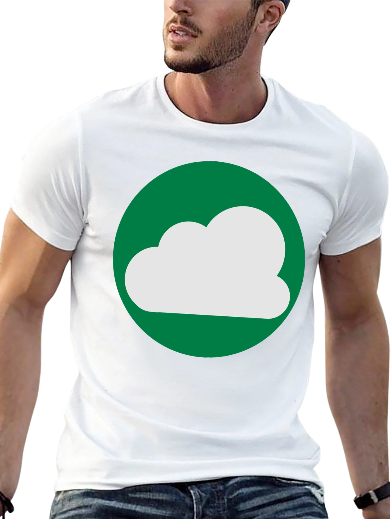 Cloud Graphic Tee - Comfortable Cotton Blend