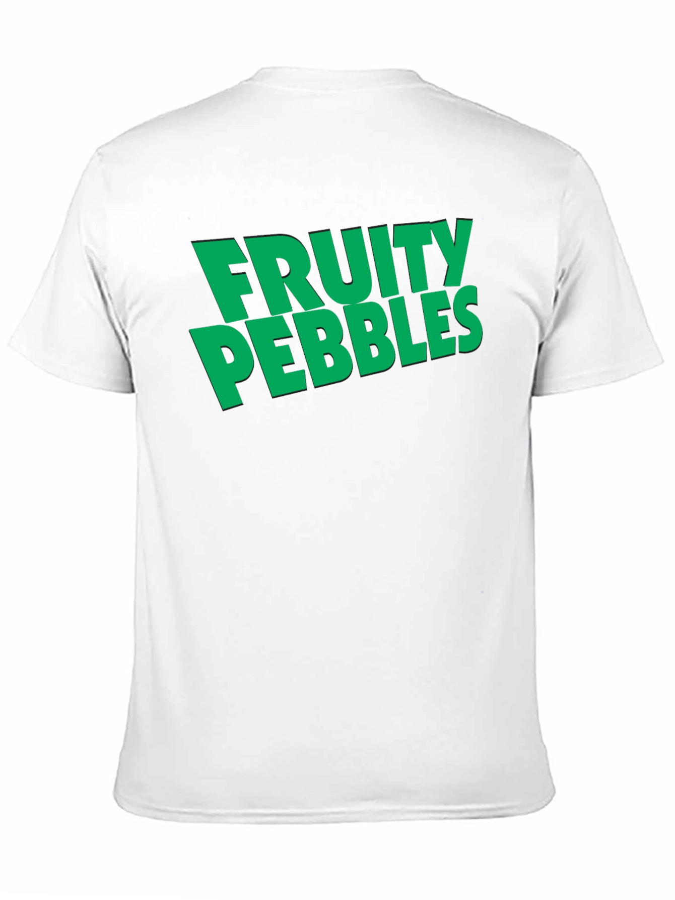 Fruity Pebbles Graphic Tee - Black Cotton T-Shirt