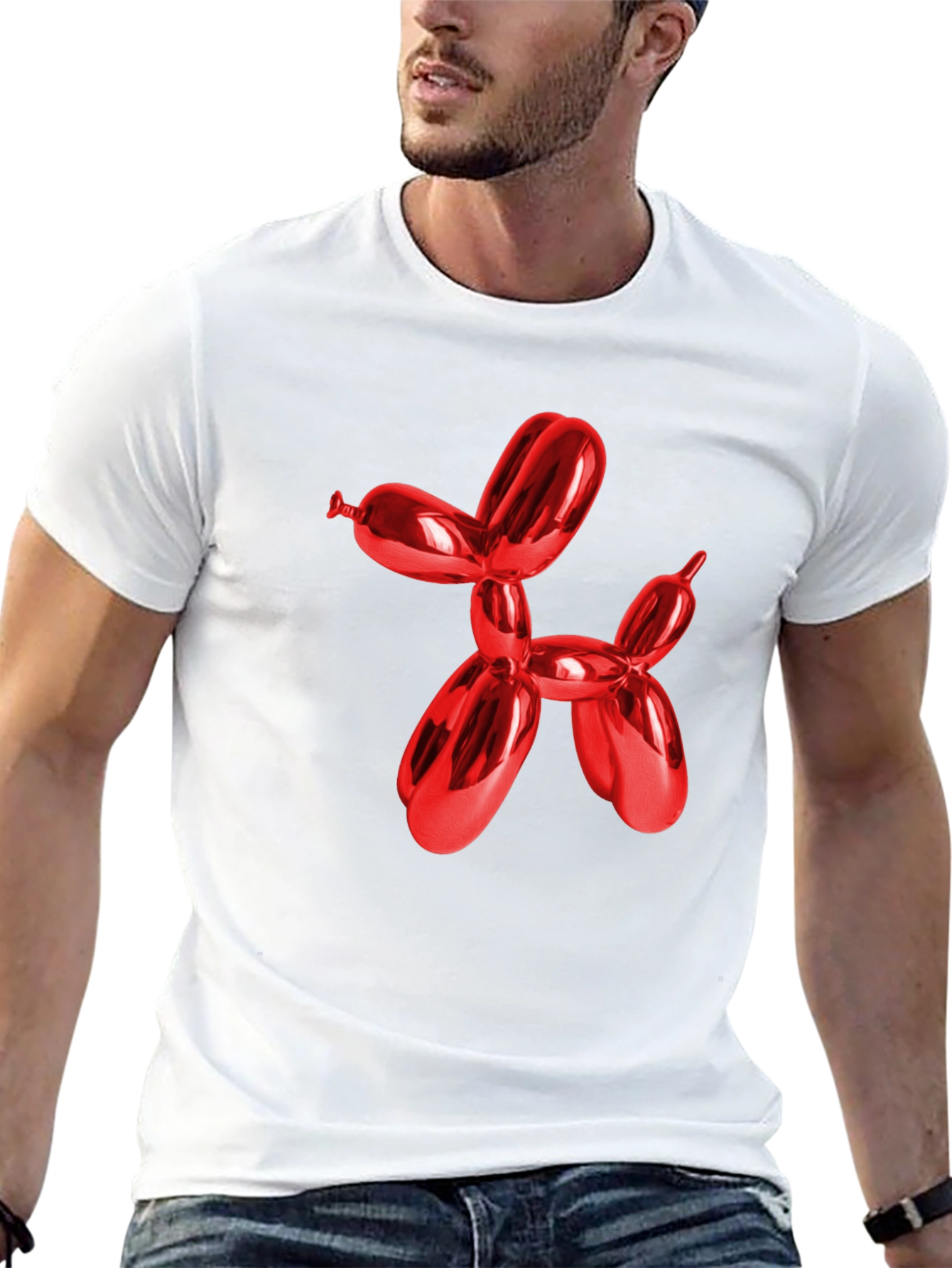 Balloon Dog Graphic Tee - Stylish Casual Wear