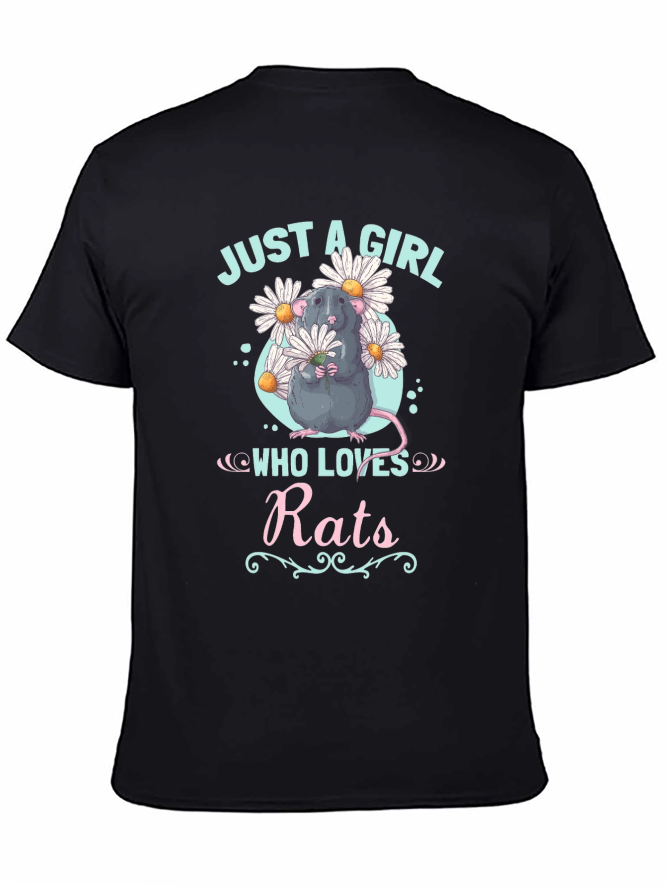 Just A Girl Who Loves Rats Graphic T-Shirt