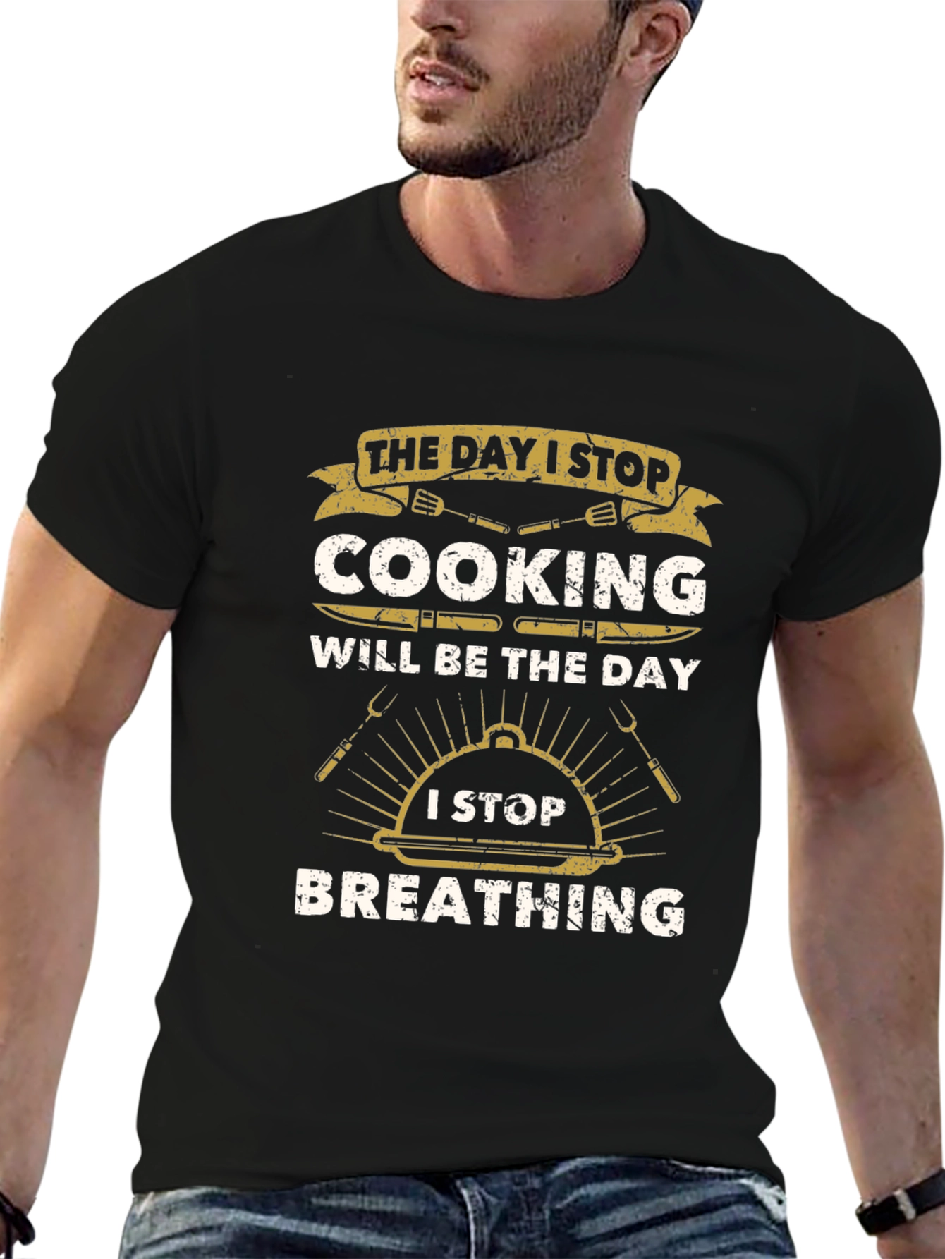 Cooking Lover T-Shirt: Day I Stop Cooking