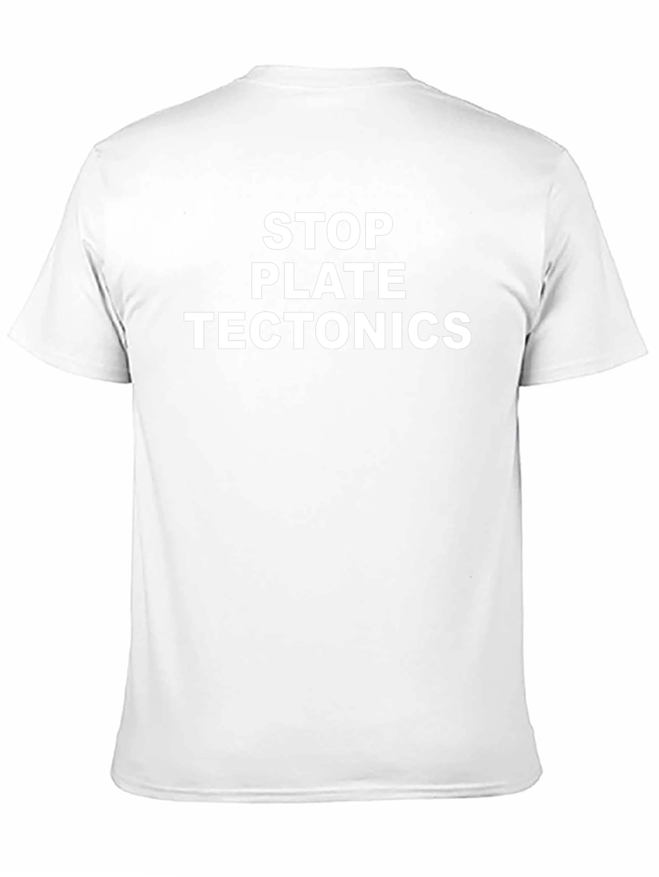 Stop Plate Tectonics Graphic Tee - Black