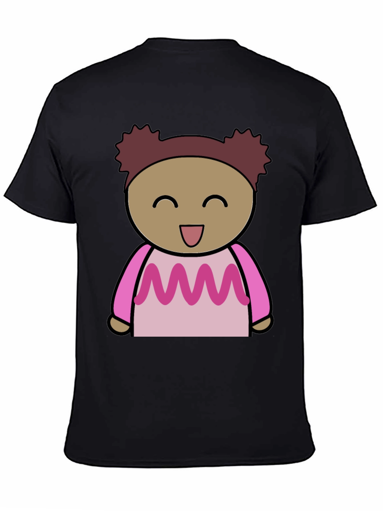 Cute Cartoon Character Print Tee