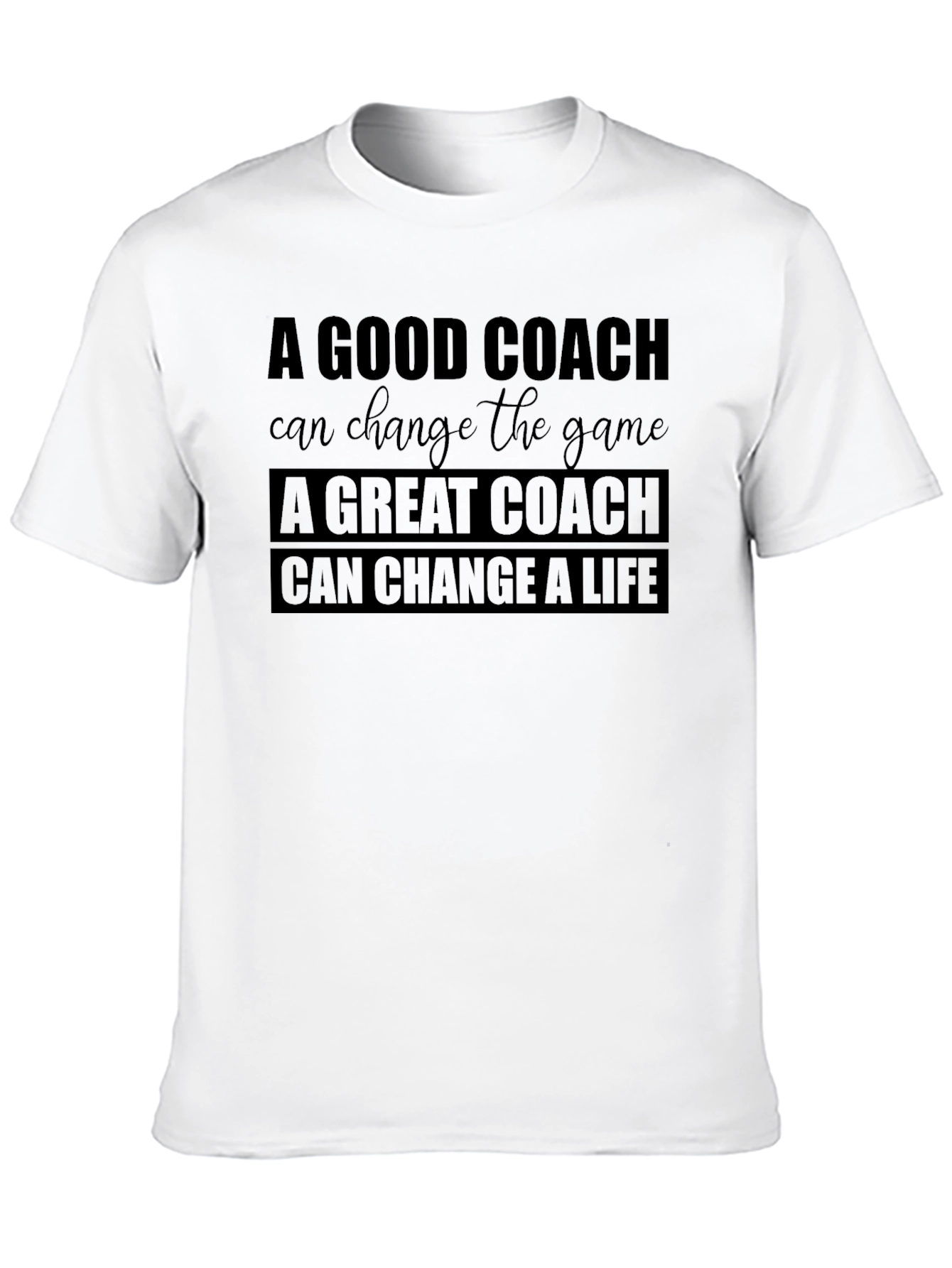 Coach Gift T-Shirt: Good Coach Changes the Game