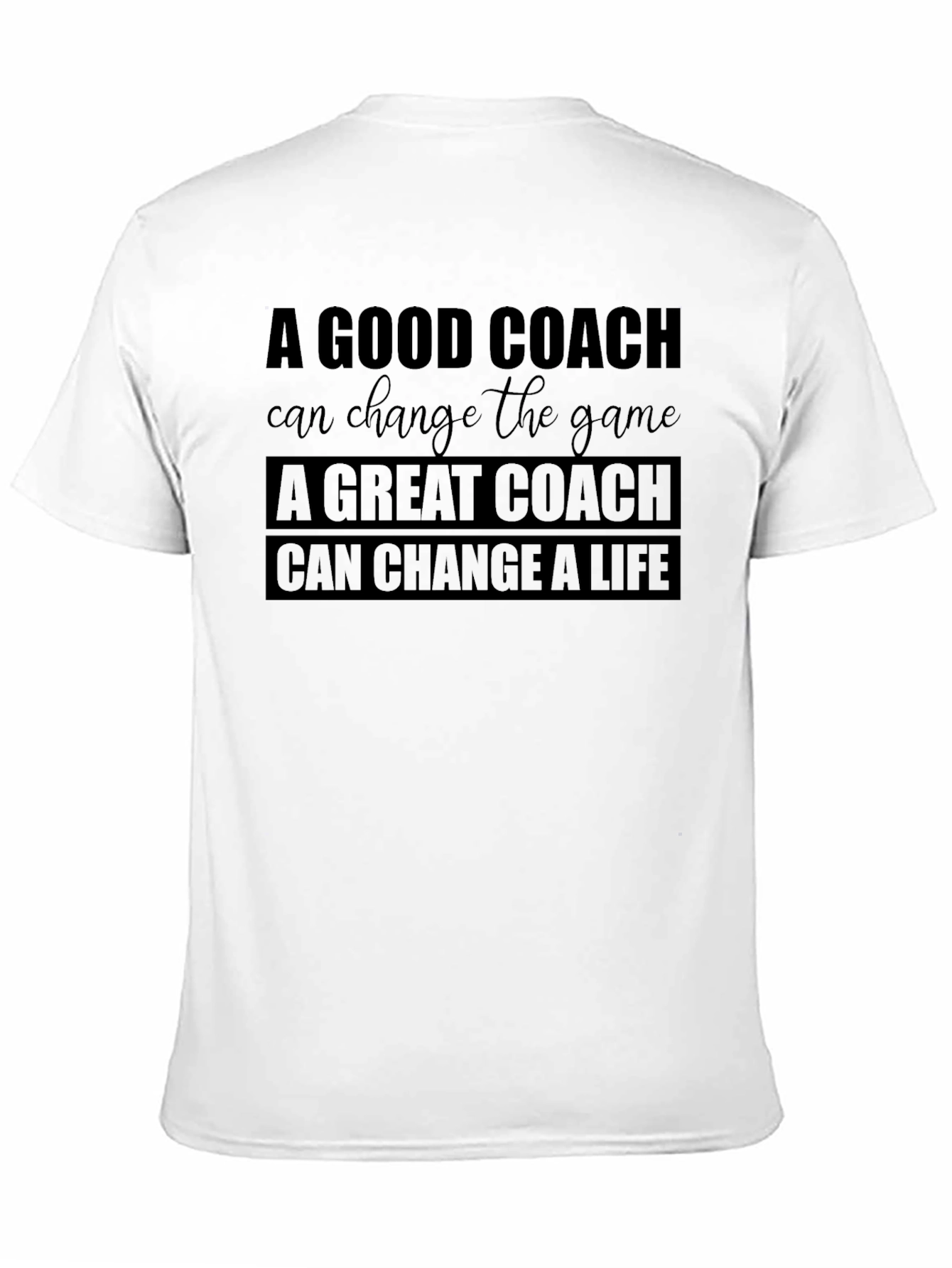 Coach Gift T-Shirt: Good Coach Changes the Game