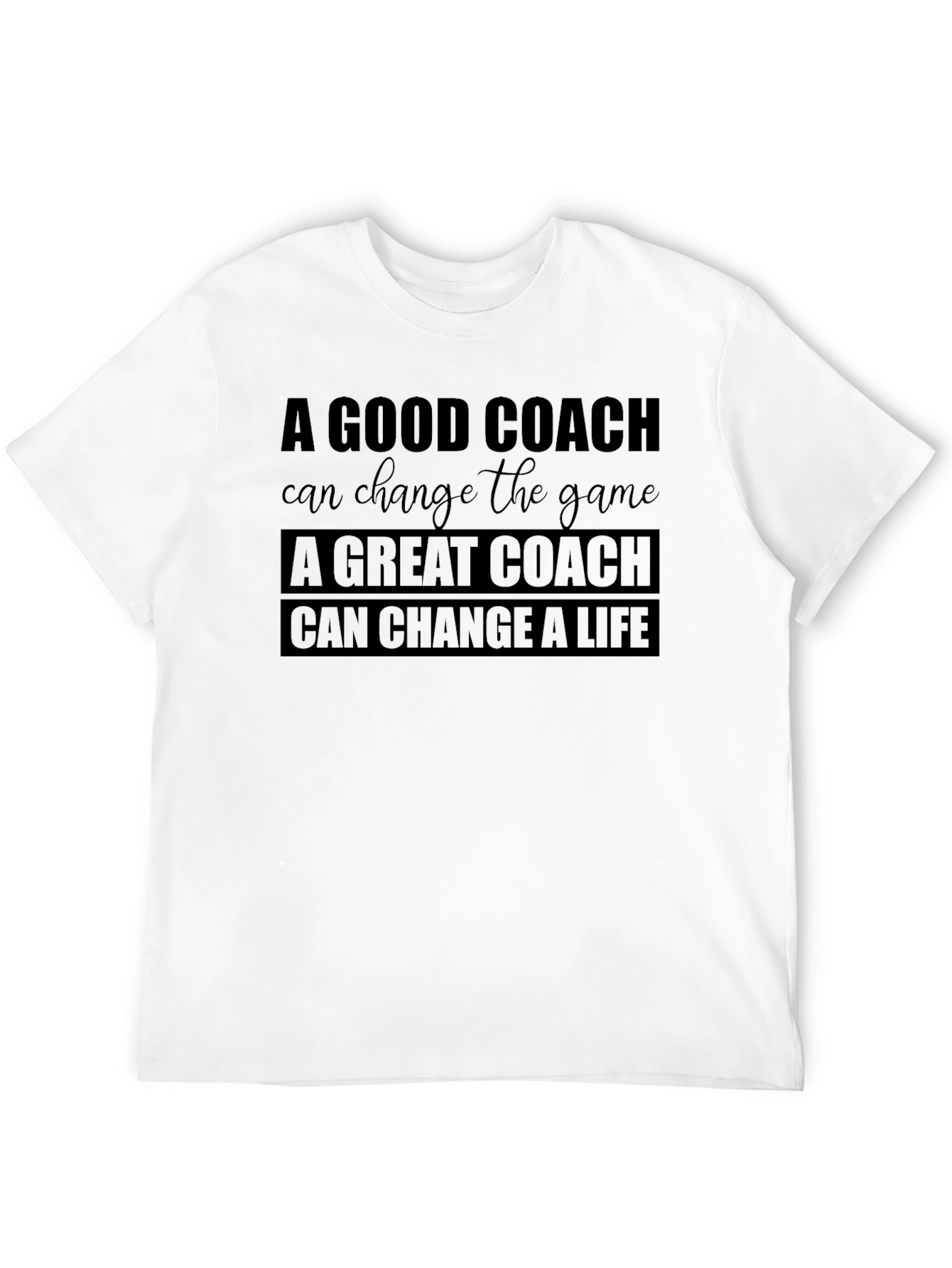 Coach Gift T-Shirt: Good Coach Changes the Game