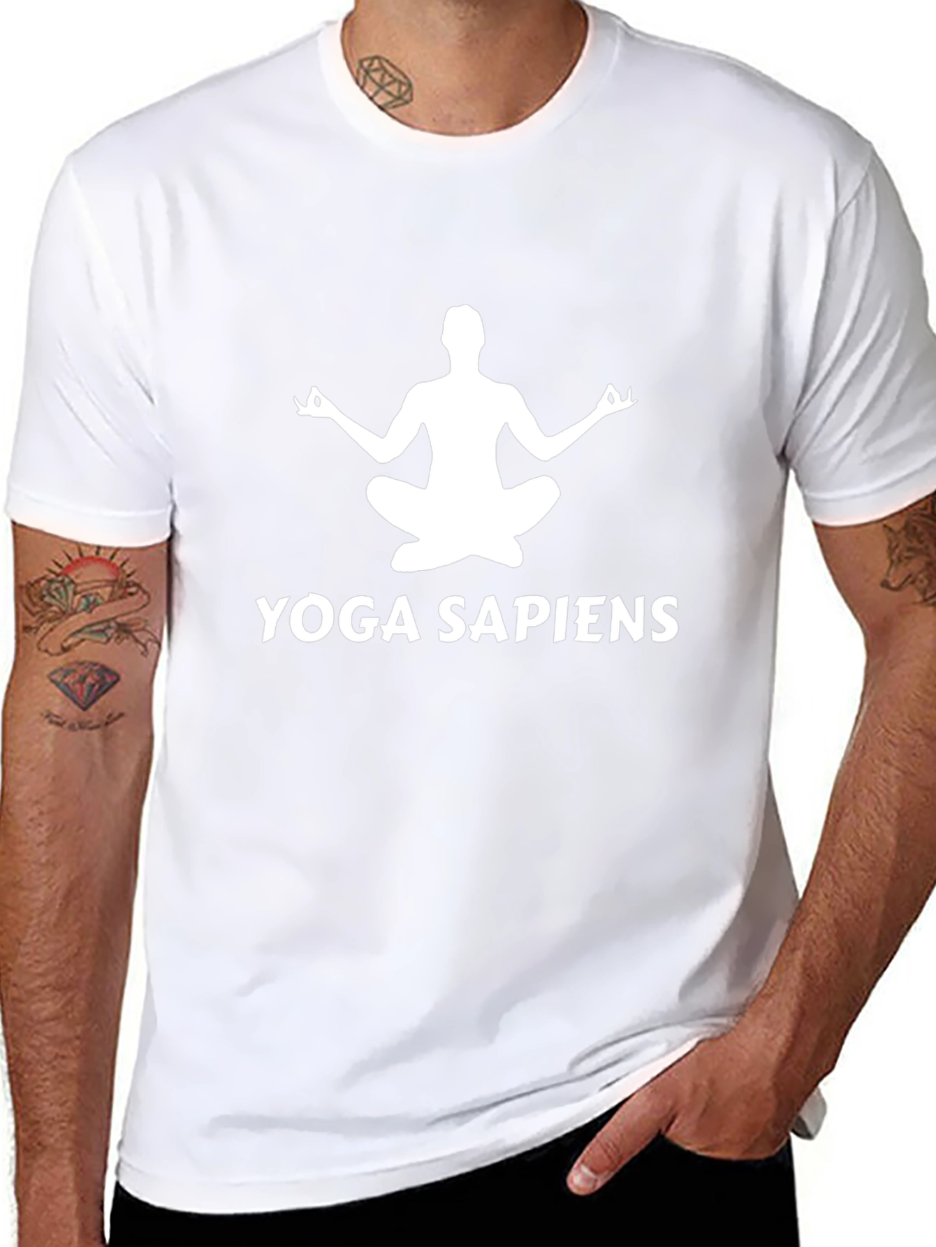 Yoga Sapiens Graphic T-Shirt - Black