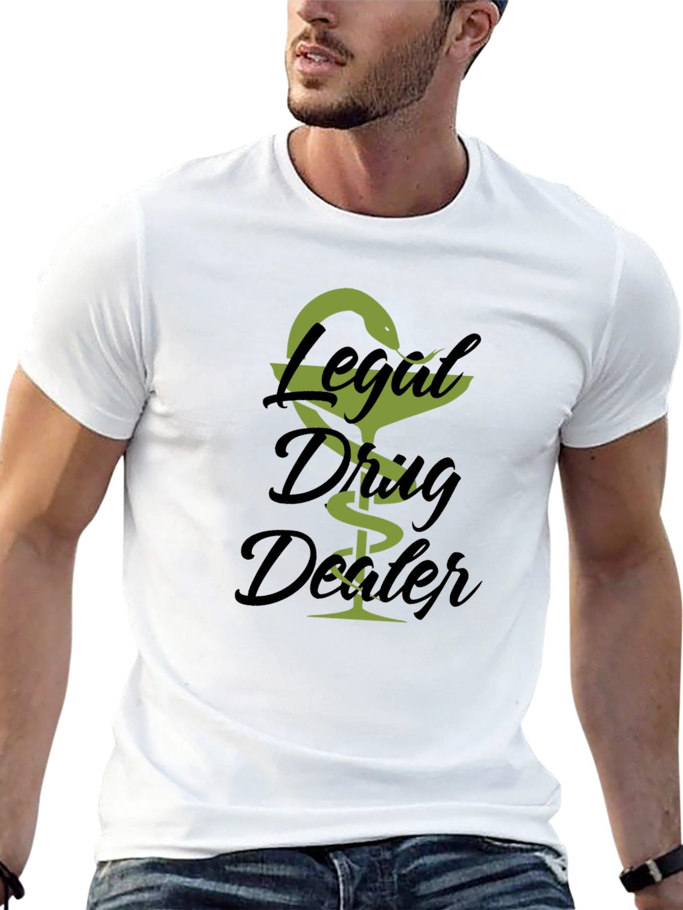 Legal Drug Dealer T-Shirt - Novelty Graphic Tee
