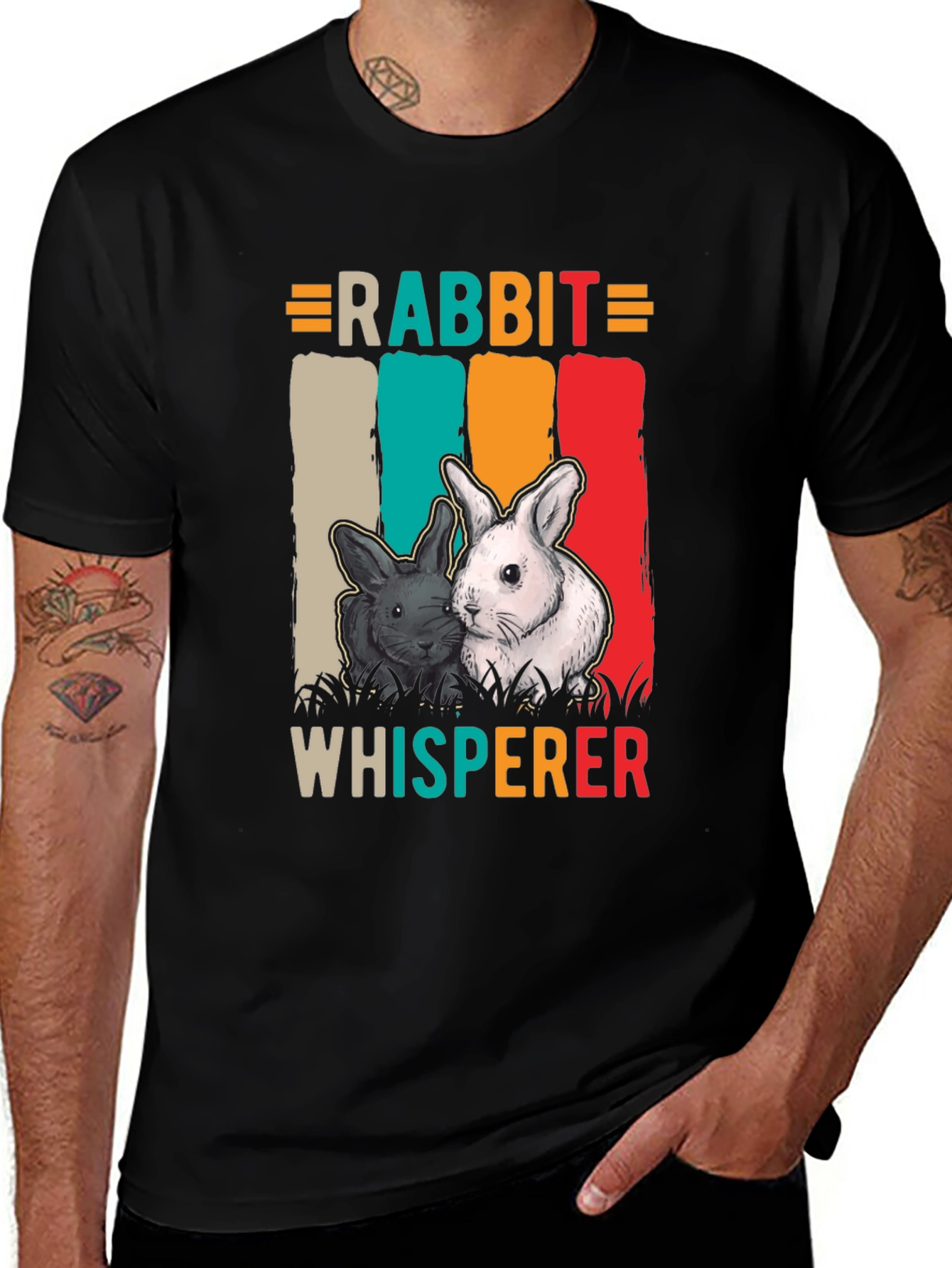 Rabbit Whisperer T-Shirt - Cute Bunny Tee