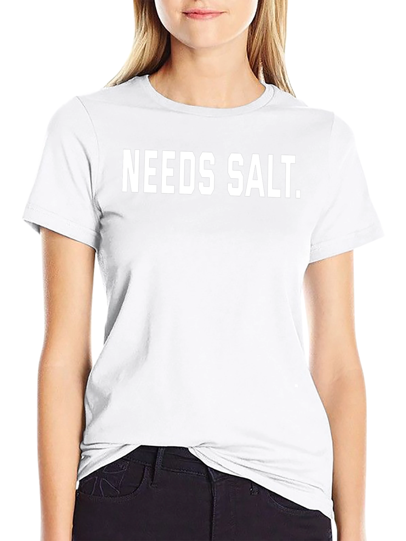 Needs Salt T-Shirt - Funny Foodie Tee