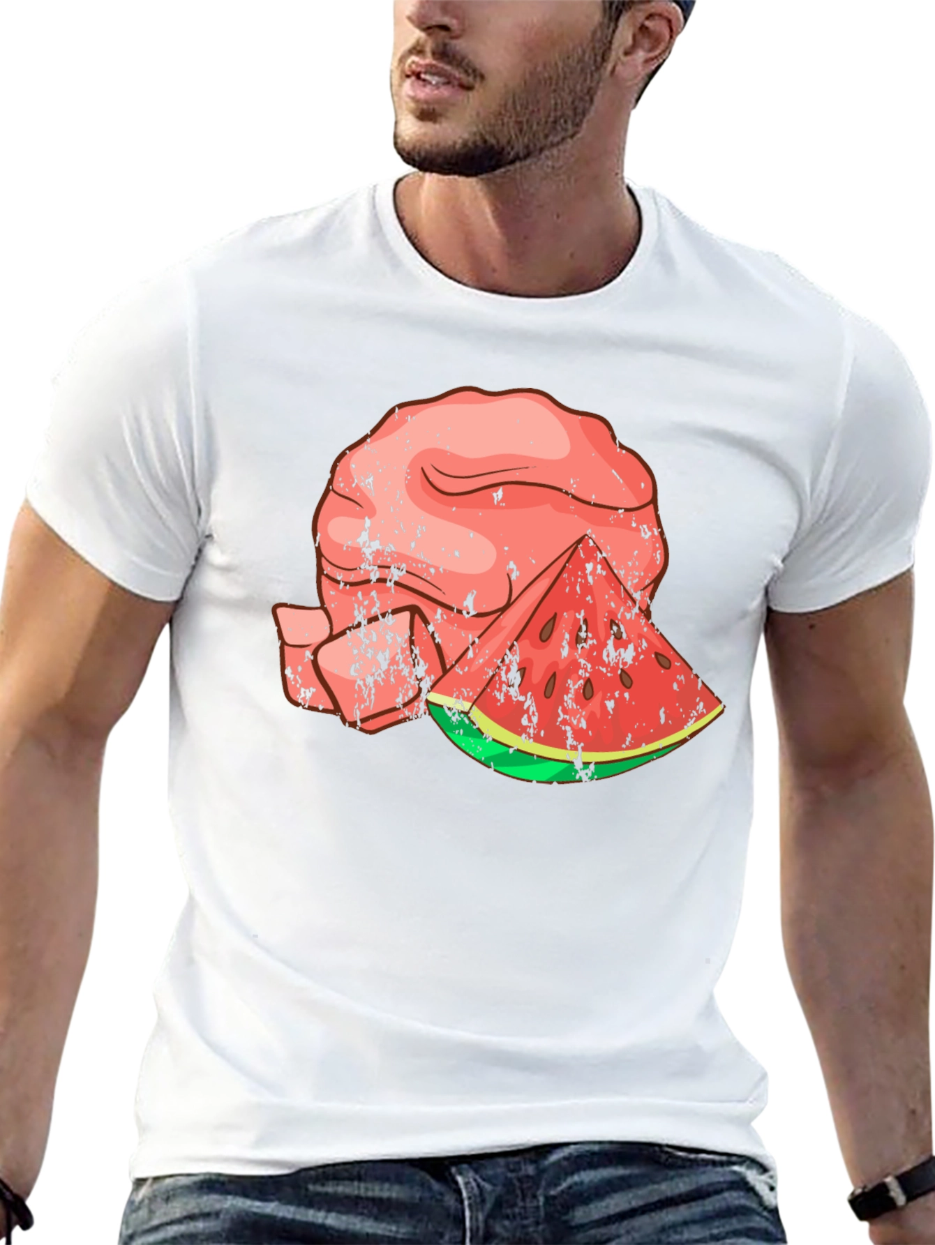 Watermelon Brain Graphic Tee - Cool Summer Style