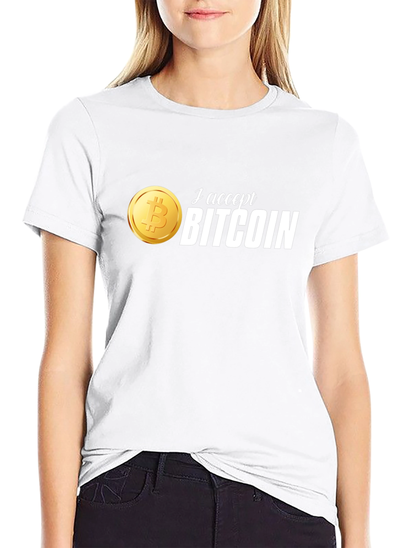 I Accept Bitcoin T-Shirt - Crypto Currency Tee