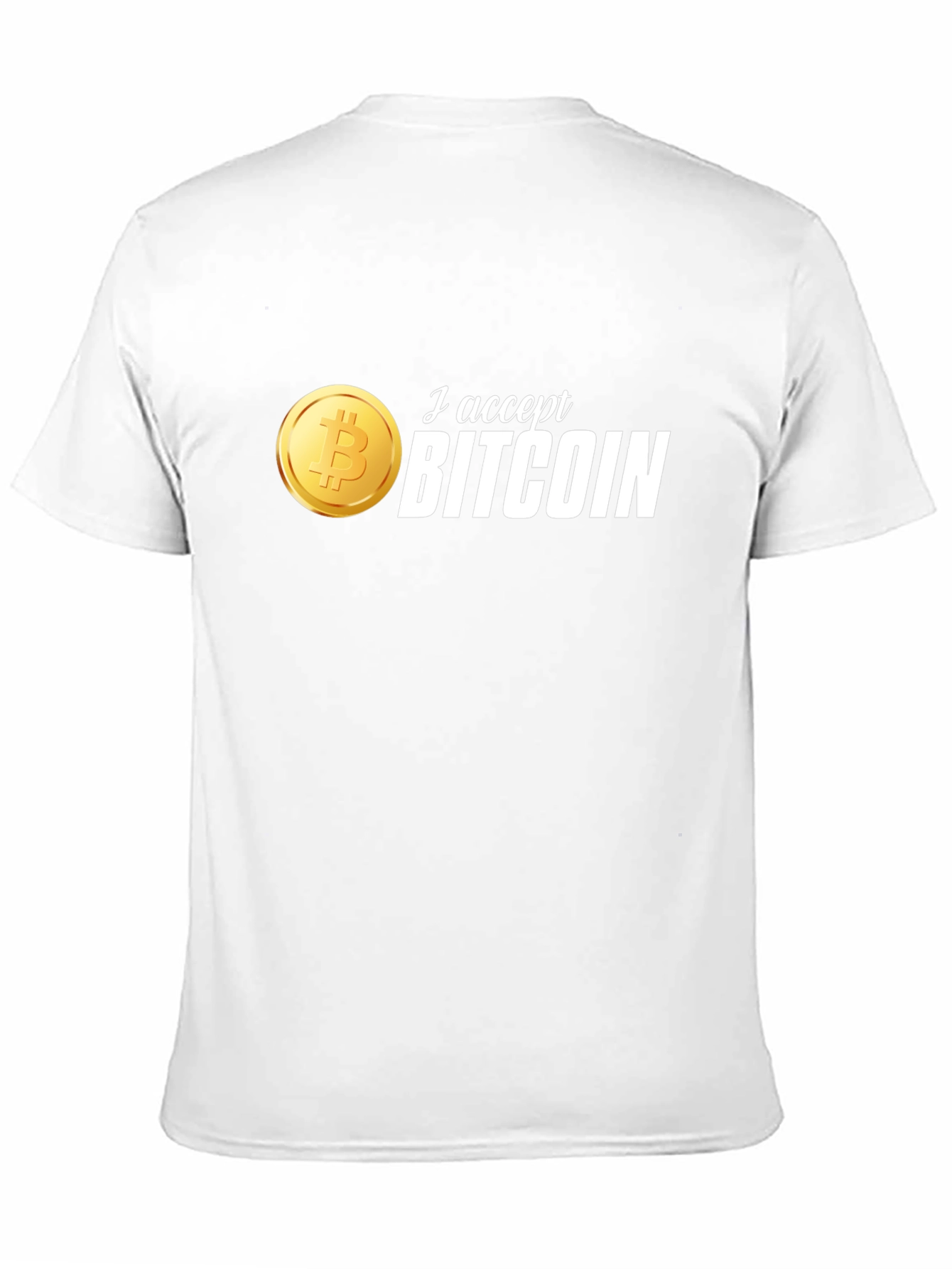 I Accept Bitcoin T-Shirt - Crypto Currency Tee